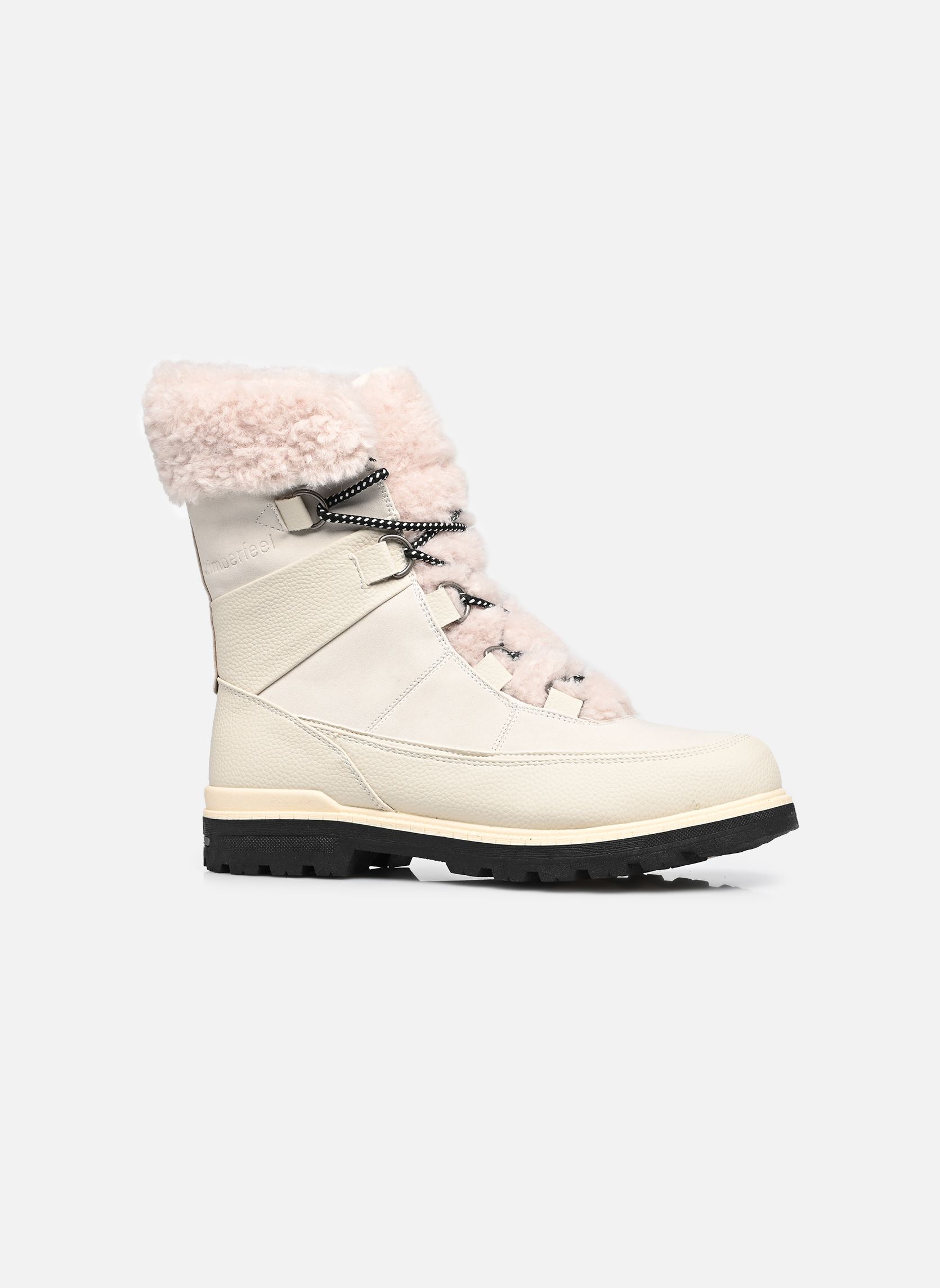 Gefütterte Stiefeletten Nalia damen weiß Kimberfeel Gefütterte Stiefeletten Nalia damen weiß Ciment