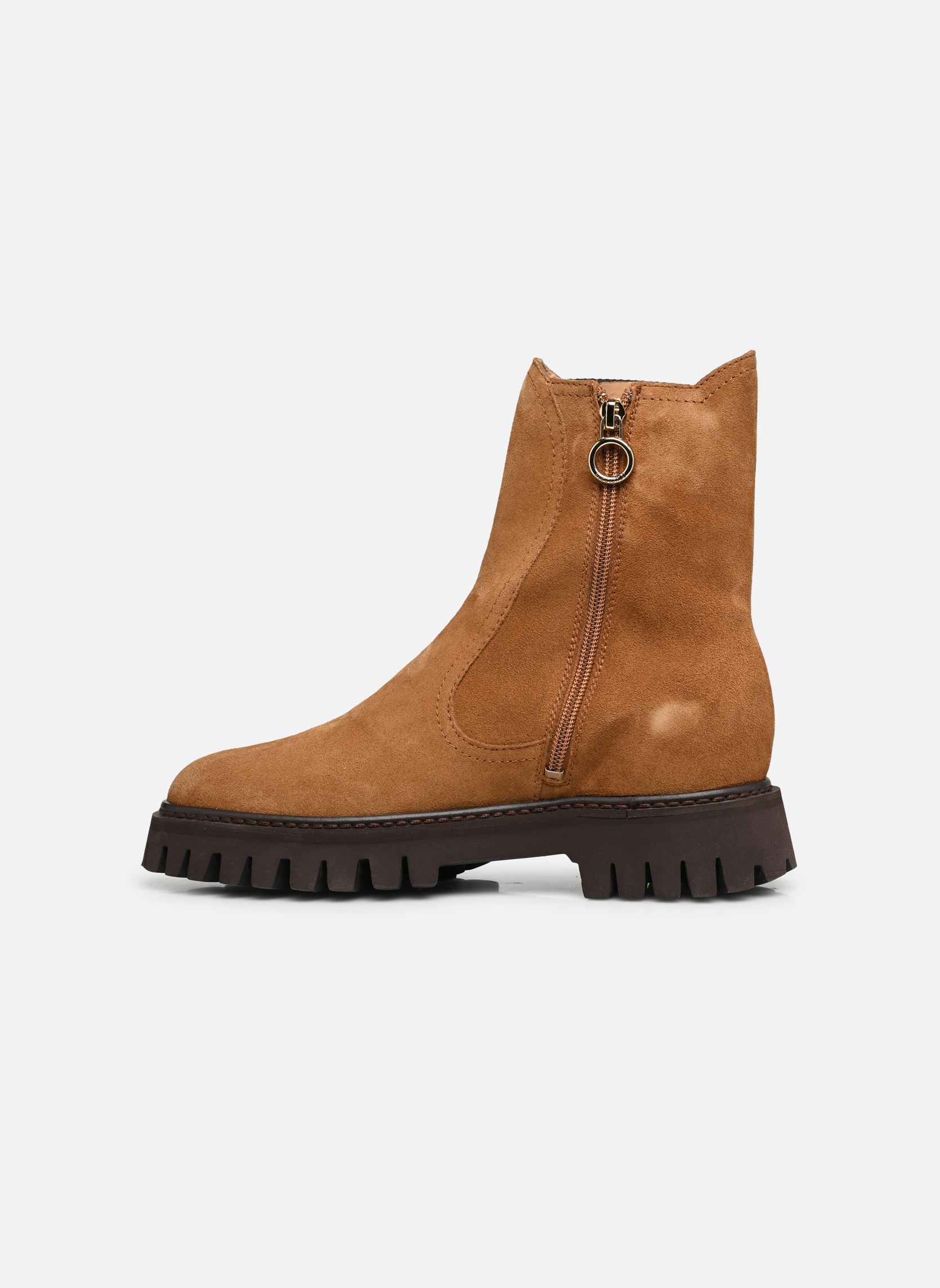 Niedrige Ankle Boots Georgia damen beige Free Lance Niedrige Ankle Boots Georgia damen beige BISCUIT