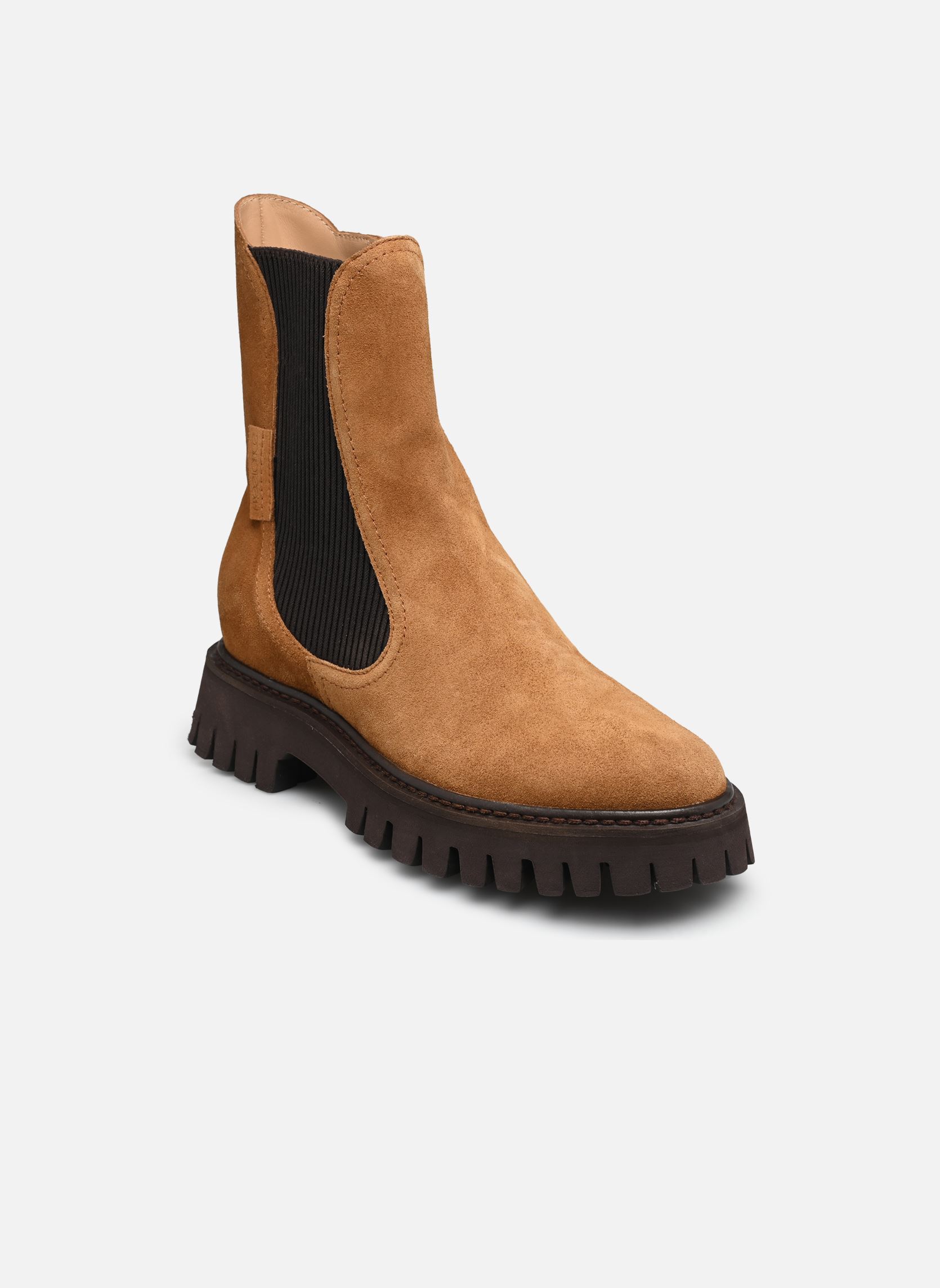 Niedrige Ankle Boots Georgia damen beige Free Lance Niedrige Ankle Boots Georgia damen beige BISCUIT