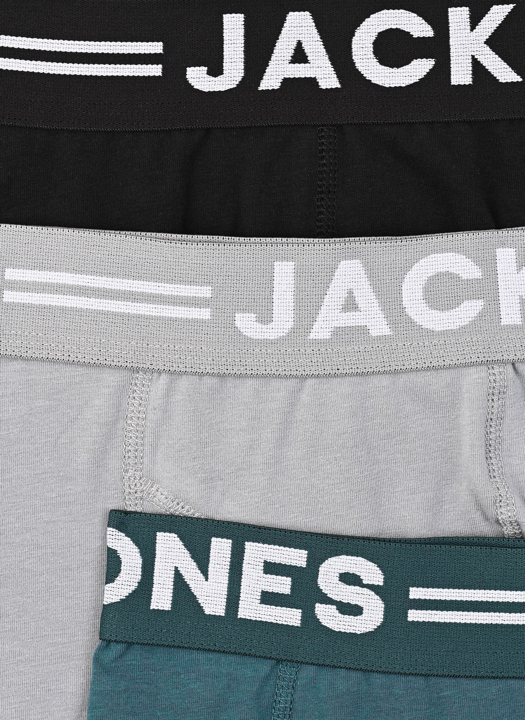 Pantalons Sense Trunks 3-Pack Noos homme vert Jack & Jones Pantalons Sense Trunks 3-Pack Noos homme vert WEATHERVANE
