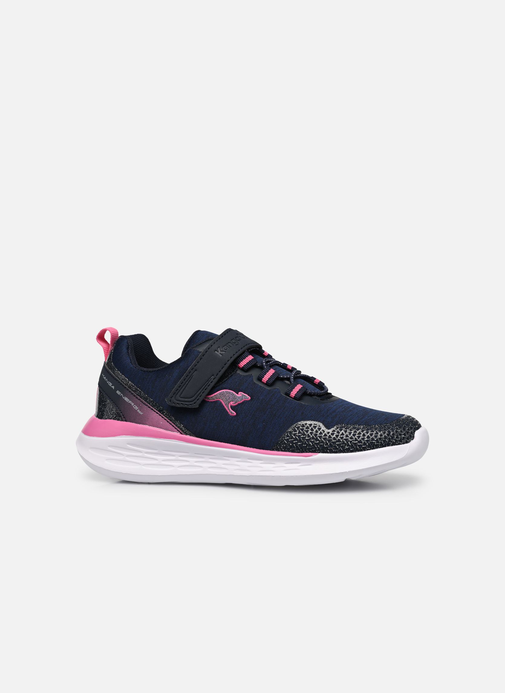 Niedrige Sneaker KQ-Fleet II EV mädchen blau Kangaroos Niedrige Sneaker KQ-Fleet II EV mädchen blau DK NAVY/DAISY PINK