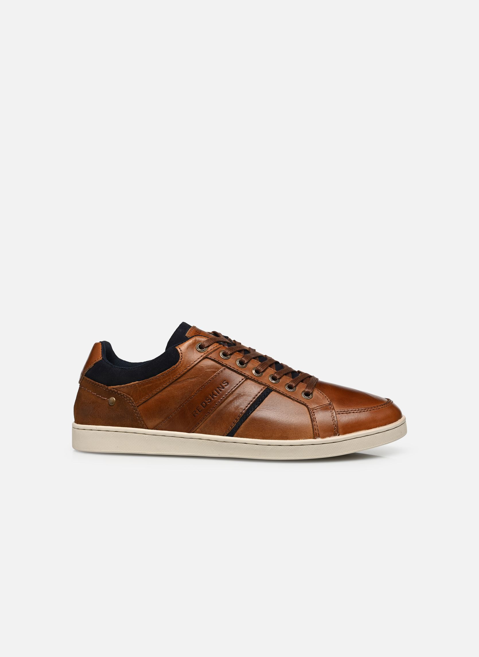 Baskets basses IXIA homme marron Redskins Baskets basses IXIA homme marron cognac+marine
