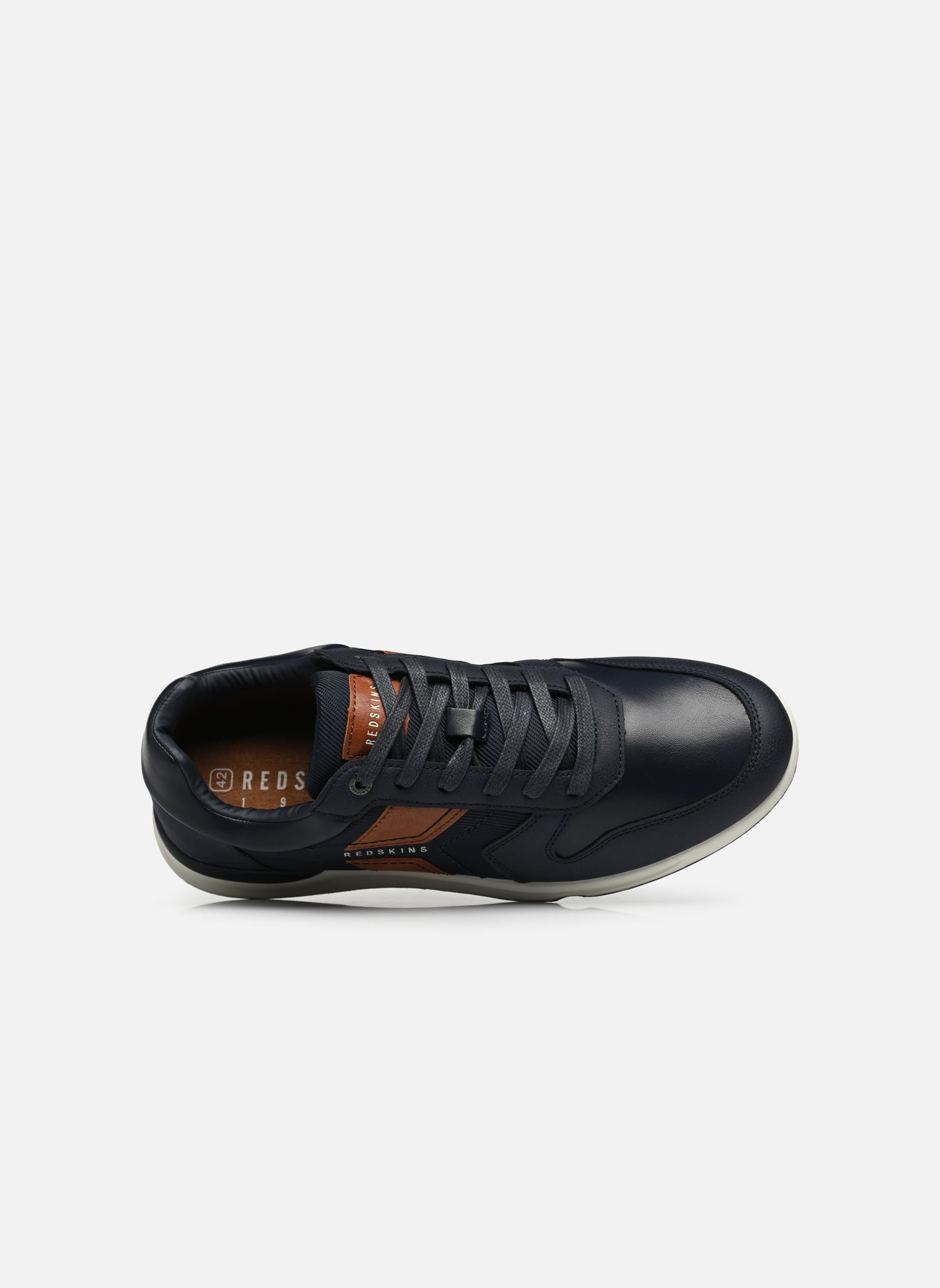 Baskets basses ADJO homme bleu Redskins Baskets basses ADJO homme bleu MARINE+COGNAC