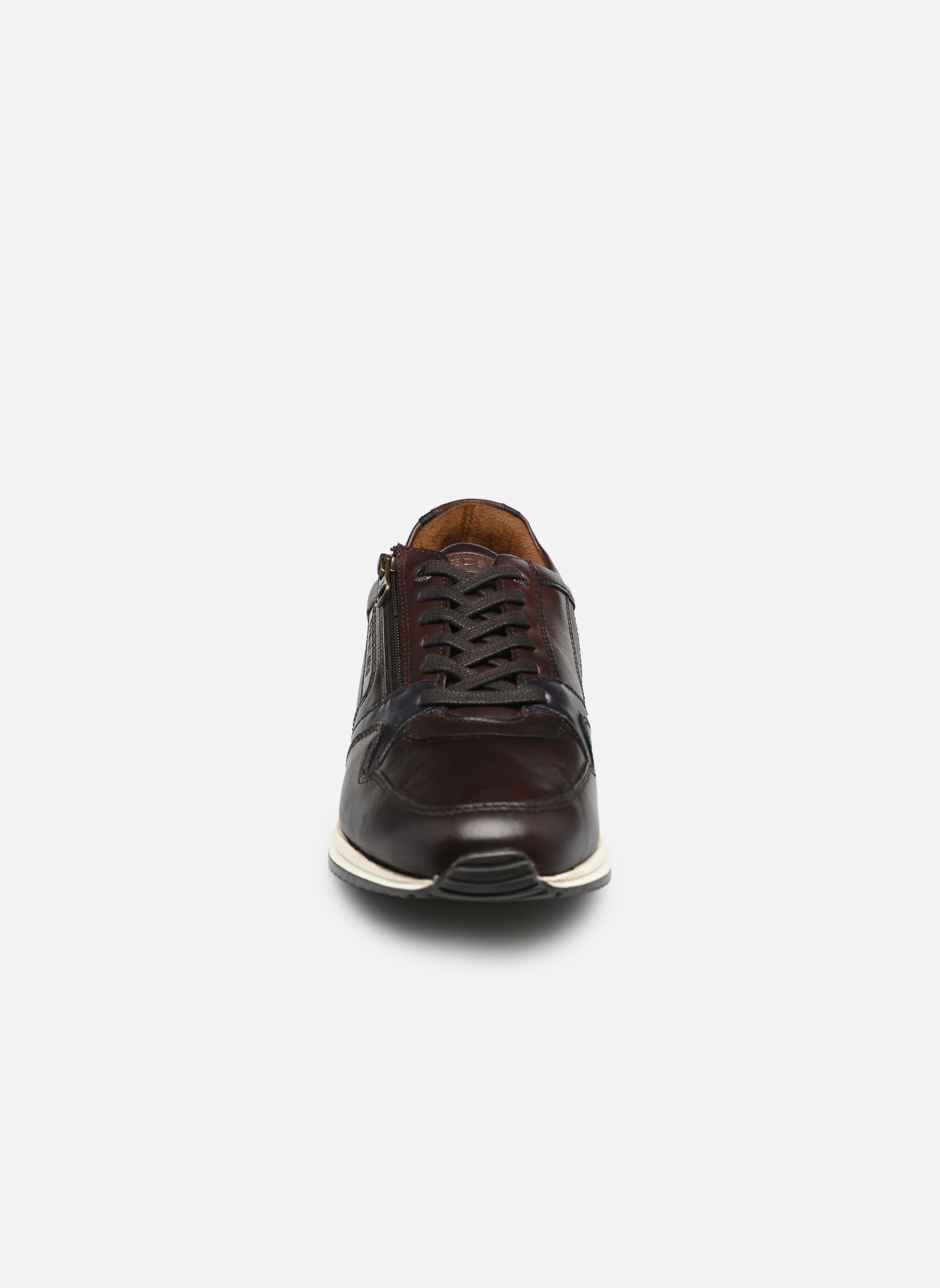 Baskets basses LUDIC homme marron Redskins Baskets basses LUDIC homme marron CHATAIGNE+MARINE+BRANDY