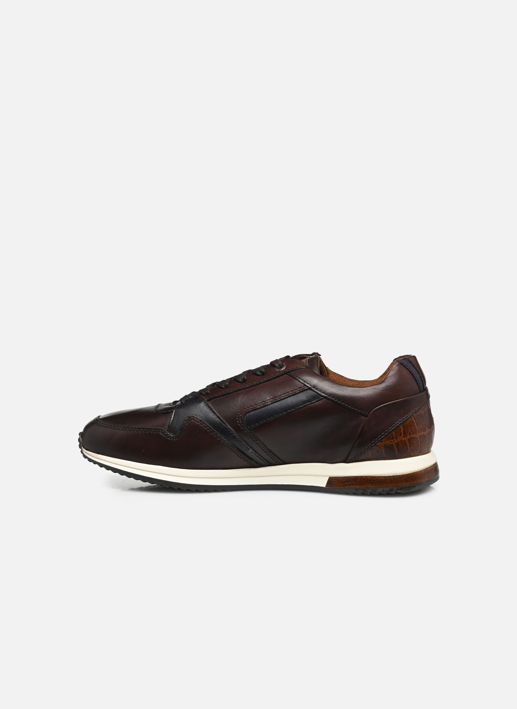 Baskets basses LUDIC homme marron Redskins Baskets basses LUDIC homme marron CHATAIGNE+MARINE+BRANDY