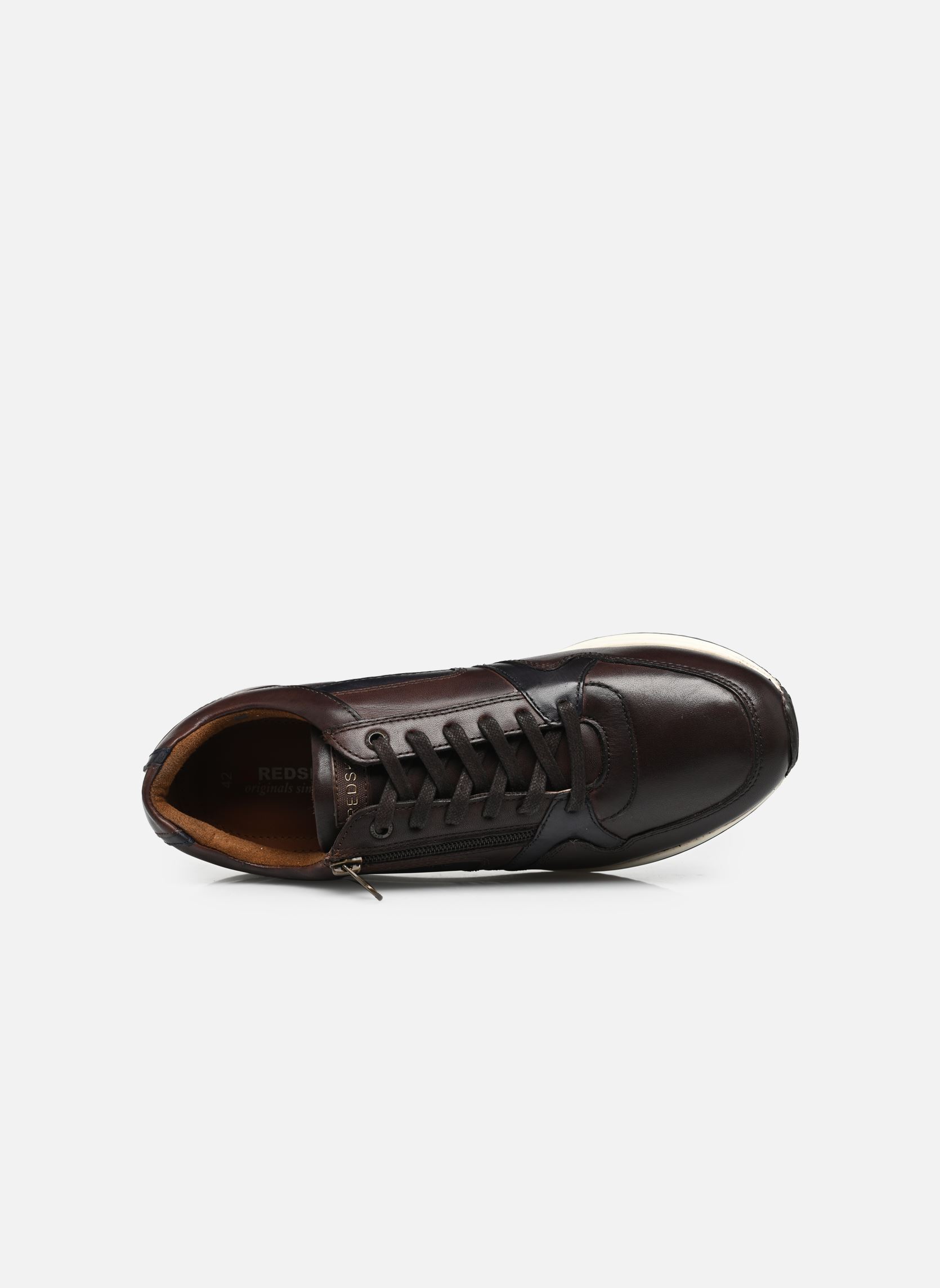 Baskets basses LUDIC homme marron Redskins Baskets basses LUDIC homme marron CHATAIGNE+MARINE+BRANDY