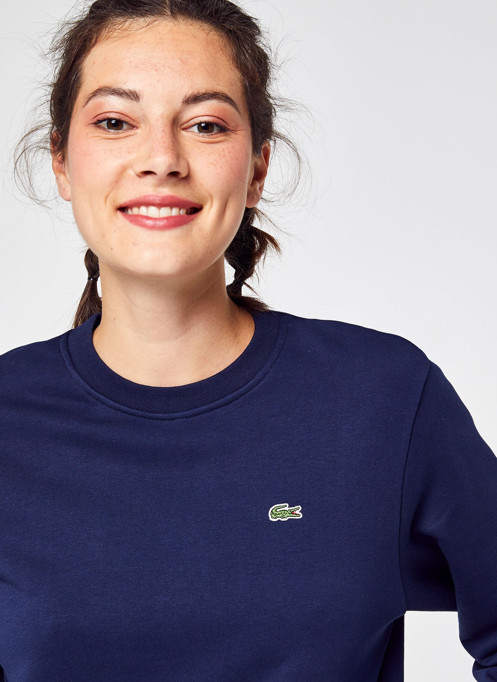 Sweats à capuche Sweatshirt SF9202 femme bleu Lacoste Sweats à capuche Sweatshirt SF9202 femme bleu MARINE