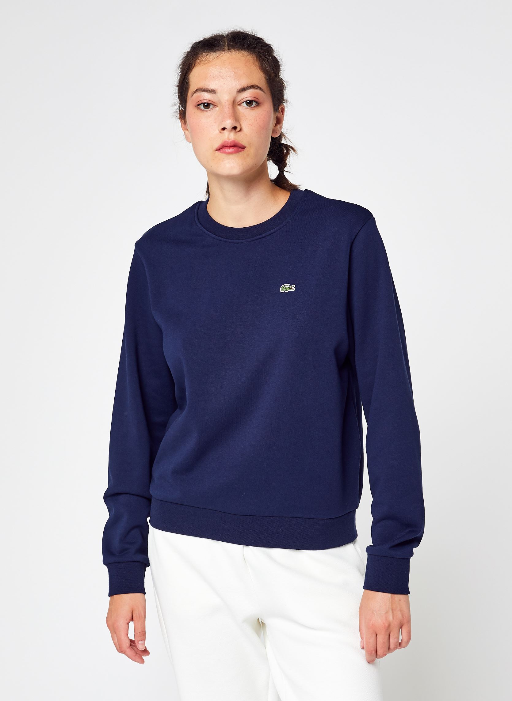 Sweats à capuche Sweatshirt SF9202 femme bleu Lacoste Sweats à capuche Sweatshirt SF9202 femme bleu MARINE
