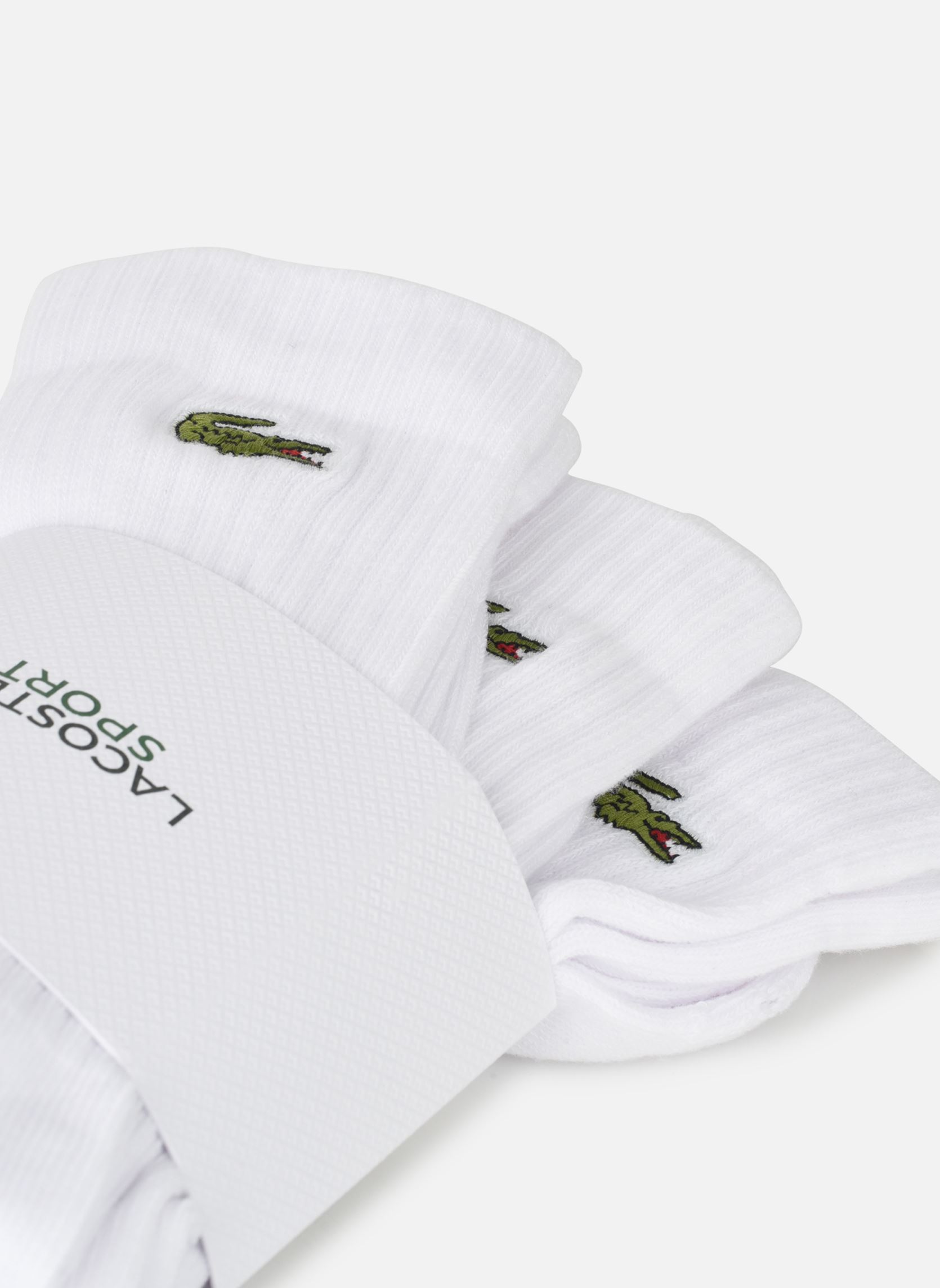 Chaussettes Chaussettes RA4182 blanc Lacoste Chaussettes Chaussettes RA4182 blanc Z92 BLANC/BLANC-BLANC