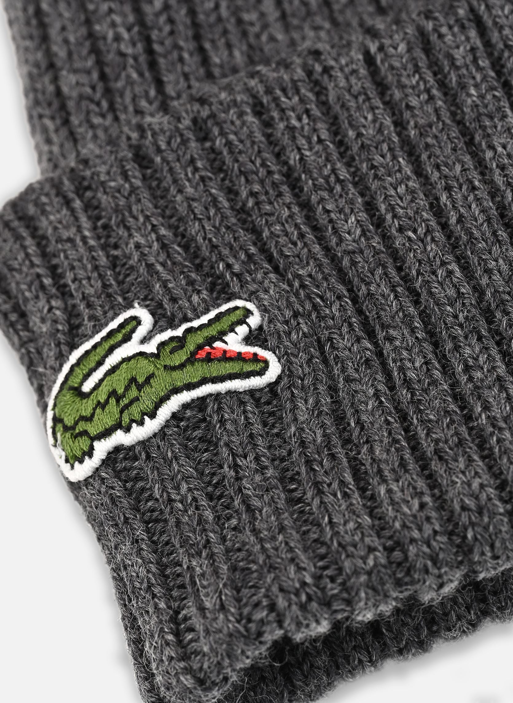 Bonnets Bonnet RB0001 homme gris Lacoste Bonnets Bonnet RB0001 homme gris BITUME CHINE