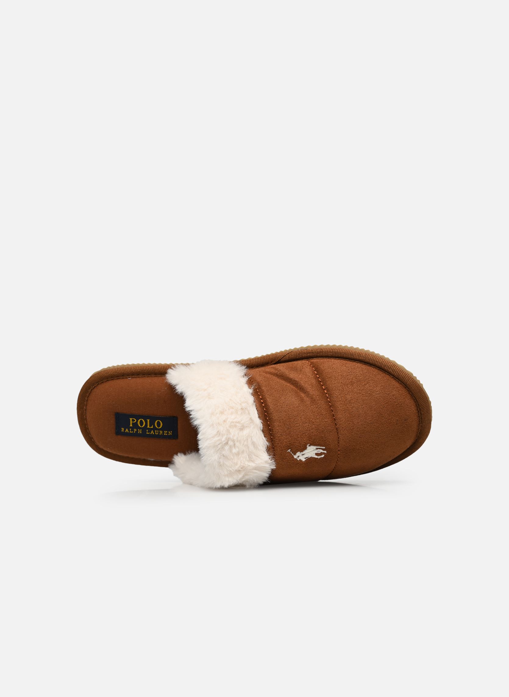 Hausschuhe Kelcie damen braun Polo Ralph Lauren Hausschuhe Kelcie damen braun SNUFF MICROSUEDE