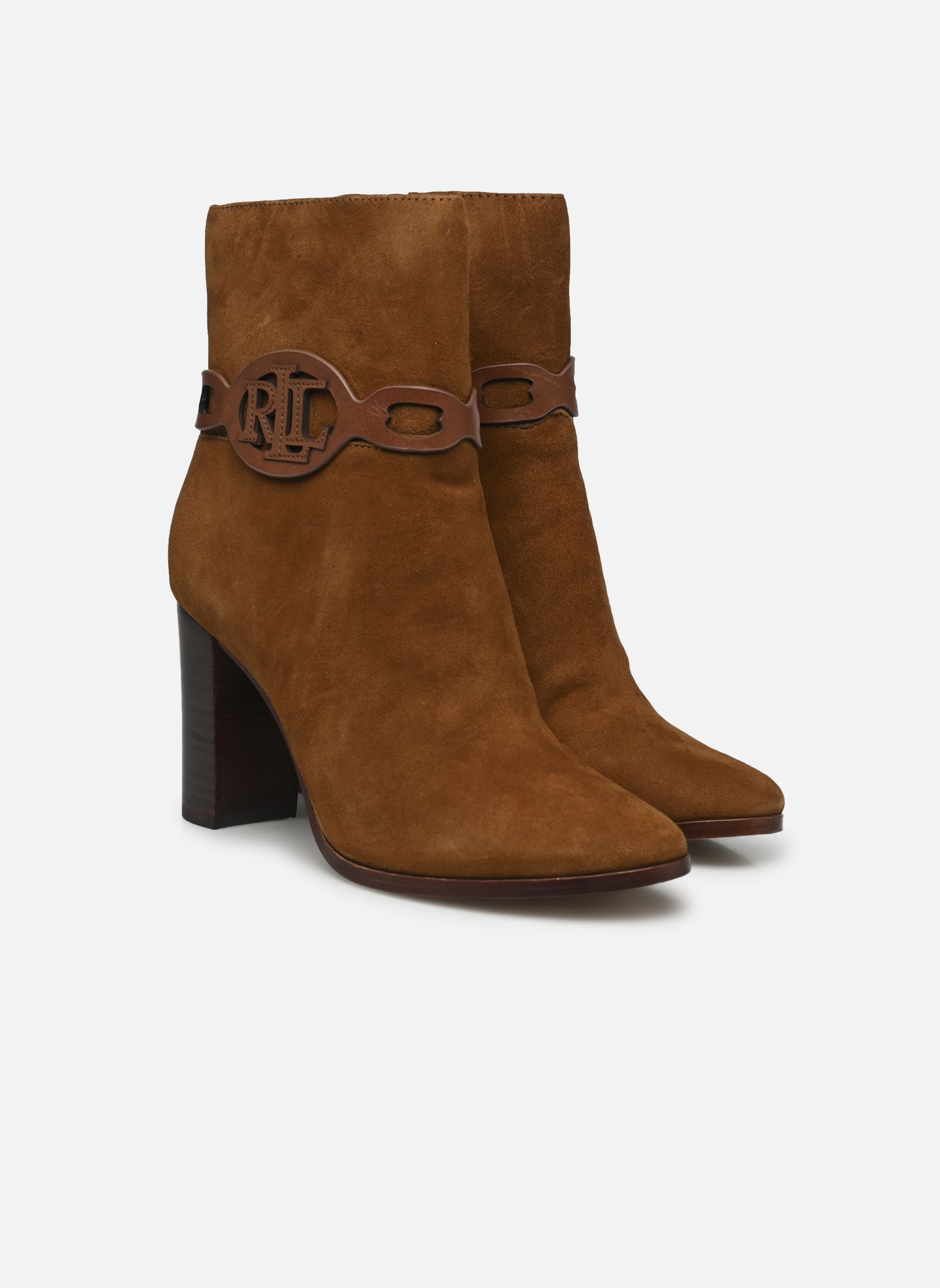 Niedrige Ankle Boots ABIGAEL damen braun Lauren Ralph Lauren Niedrige Ankle Boots ABIGAEL damen braun WHISKEY/DEEP SADDLE TAN