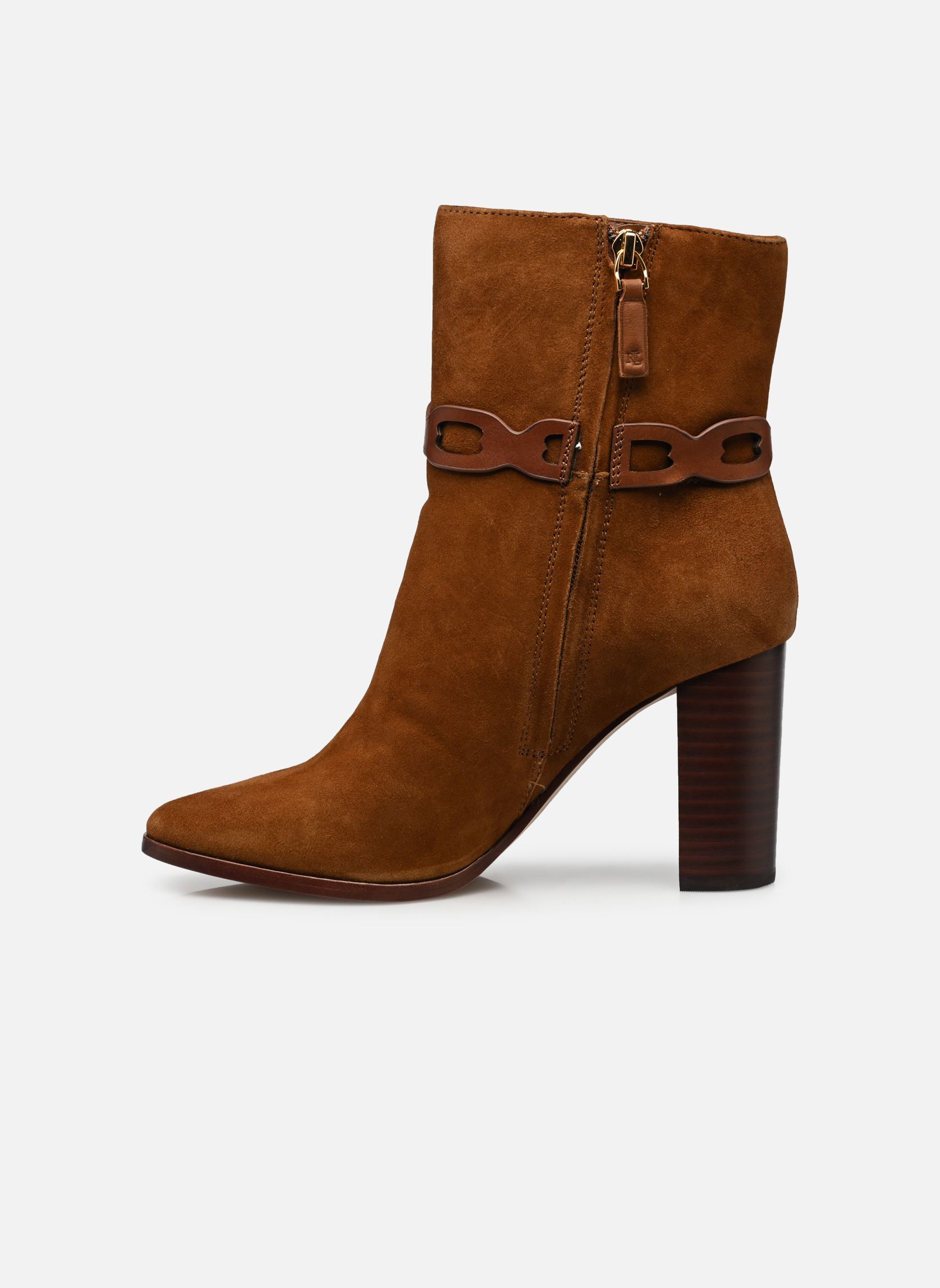 Niedrige Ankle Boots ABIGAEL damen braun Lauren Ralph Lauren Niedrige Ankle Boots ABIGAEL damen braun WHISKEY/DEEP SADDLE TAN