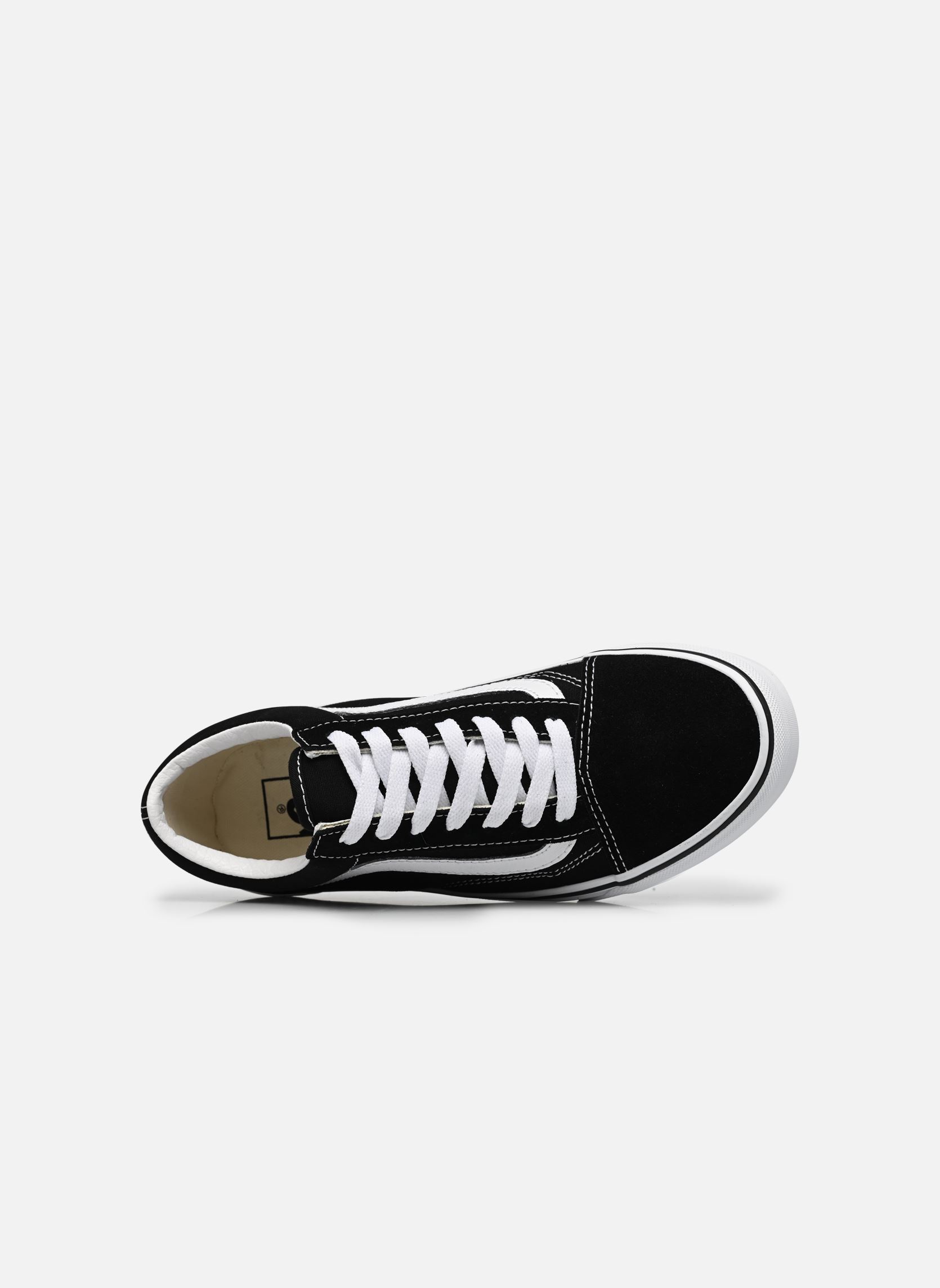 Baskets basses UA Old Skool Stackform femme noir Vans Baskets basses UA Old Skool Stackform femme noir SUEDE/CANVAS BLACK/TRUE WHITE