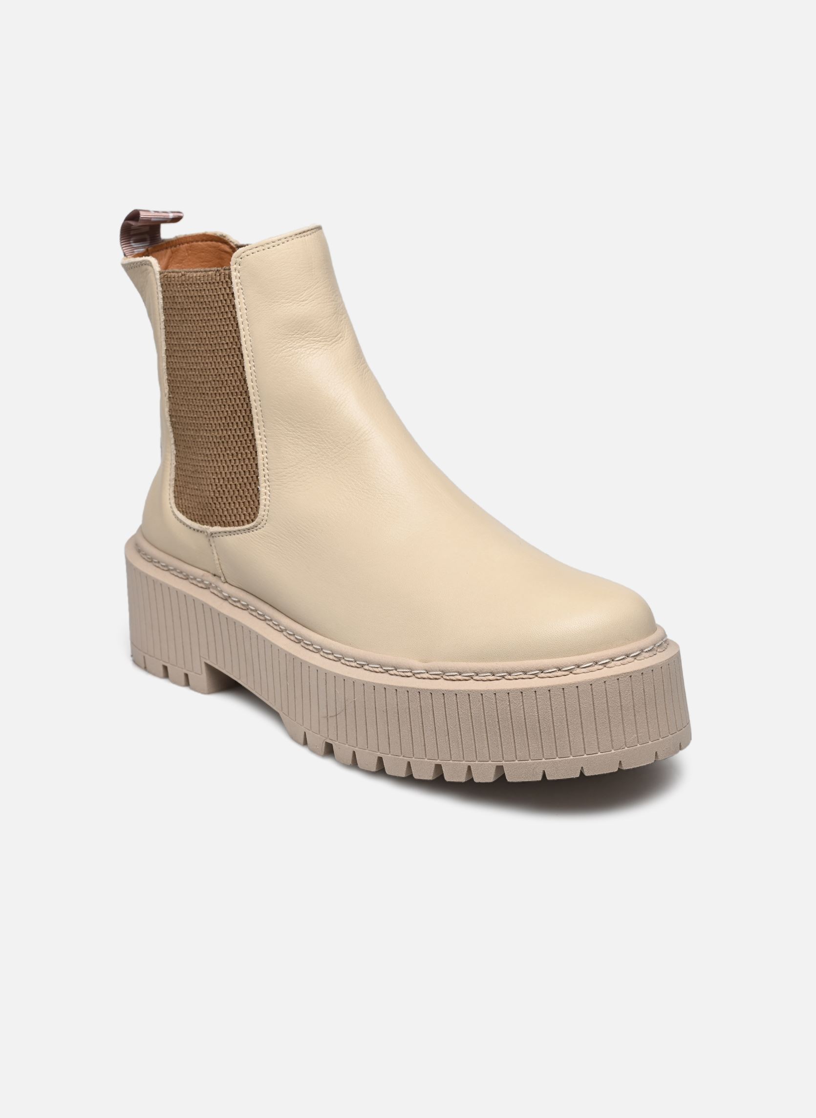 Niedrige Ankle Boots L.62.NATEL damen beige Sweet Lemon Niedrige Ankle Boots L.62.NATEL damen beige NAPPA HIELO