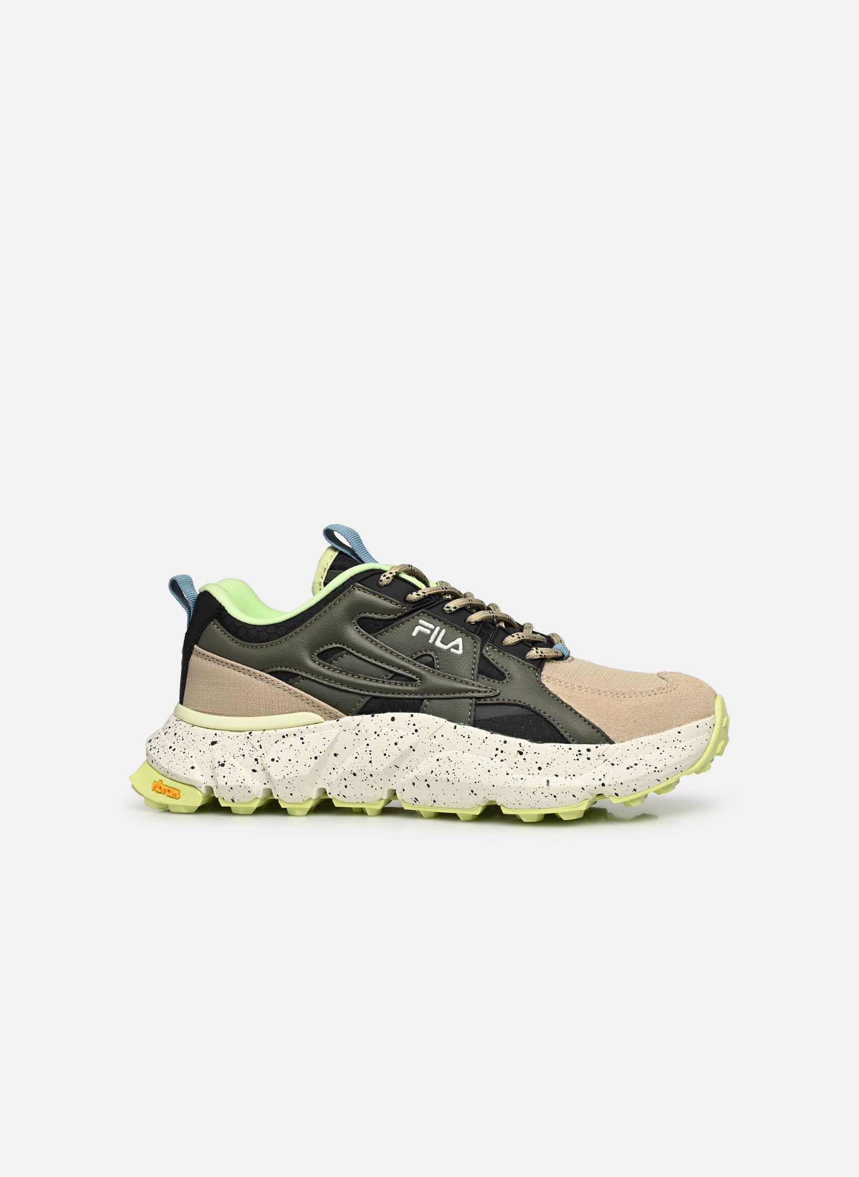 Baskets basses Fila Foglia W femme beige FILA Baskets basses Fila Foglia W femme beige Oxford Tan-Olive Night