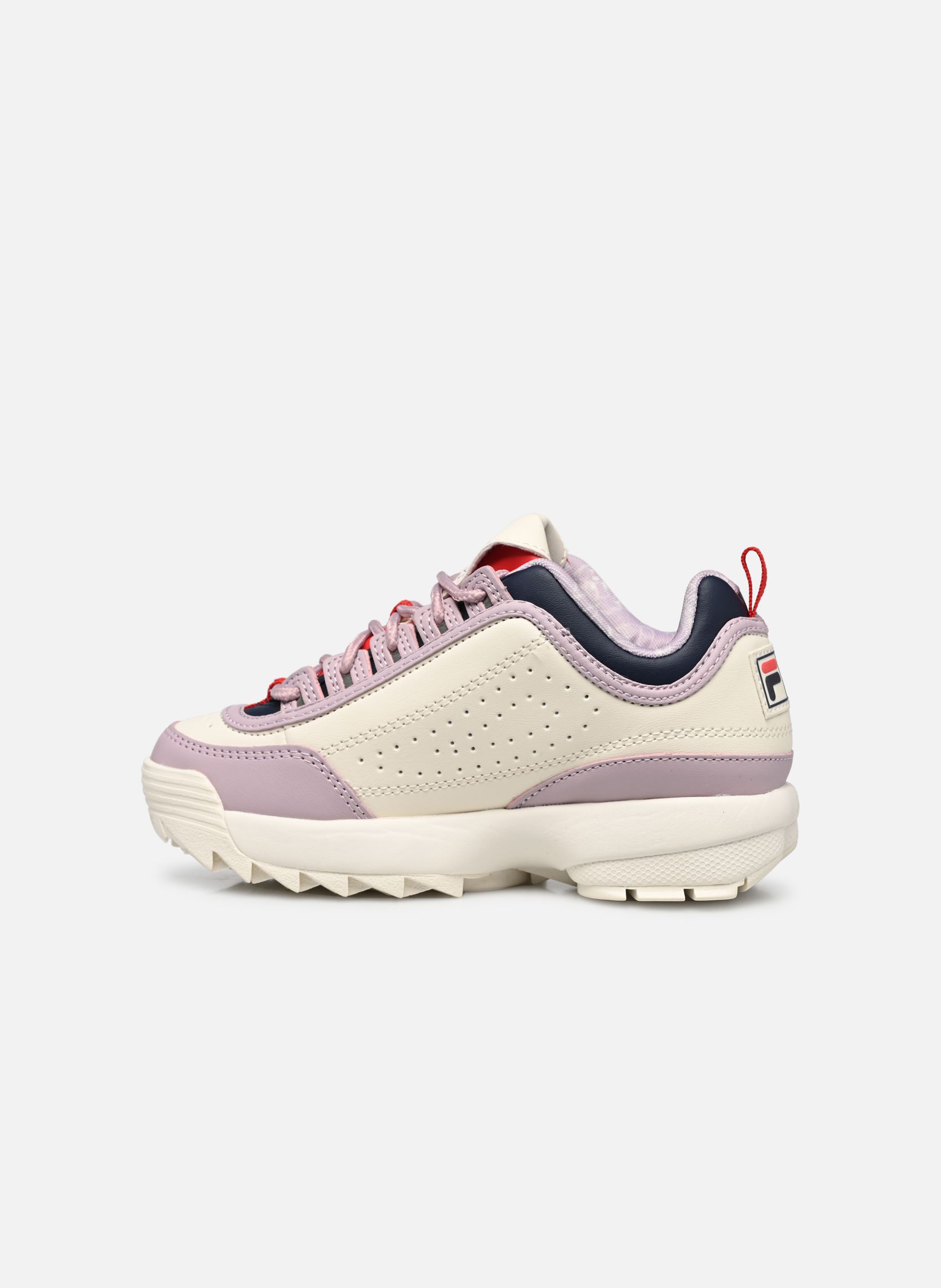 Baskets basses Disruptor fille beige FILA Baskets basses Disruptor fille beige Marshmallow-Mauve Shadows