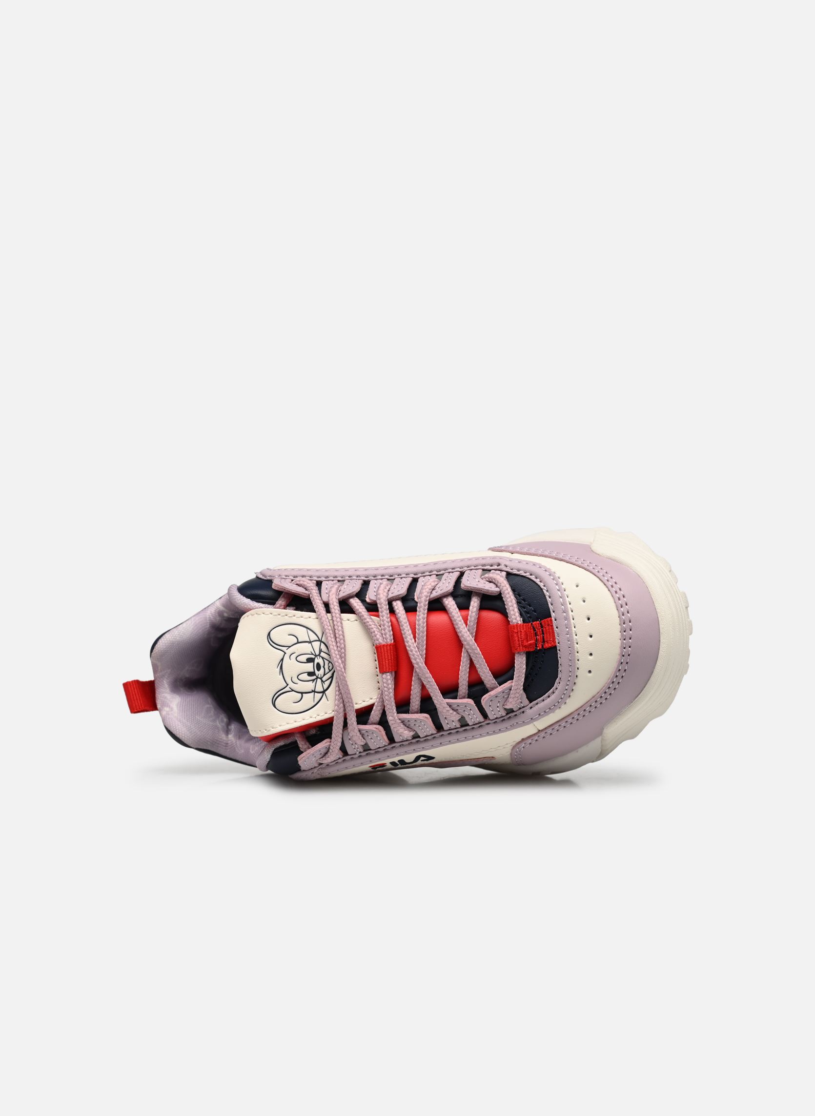 Baskets basses Disruptor fille beige FILA Baskets basses Disruptor fille beige Marshmallow-Mauve Shadows