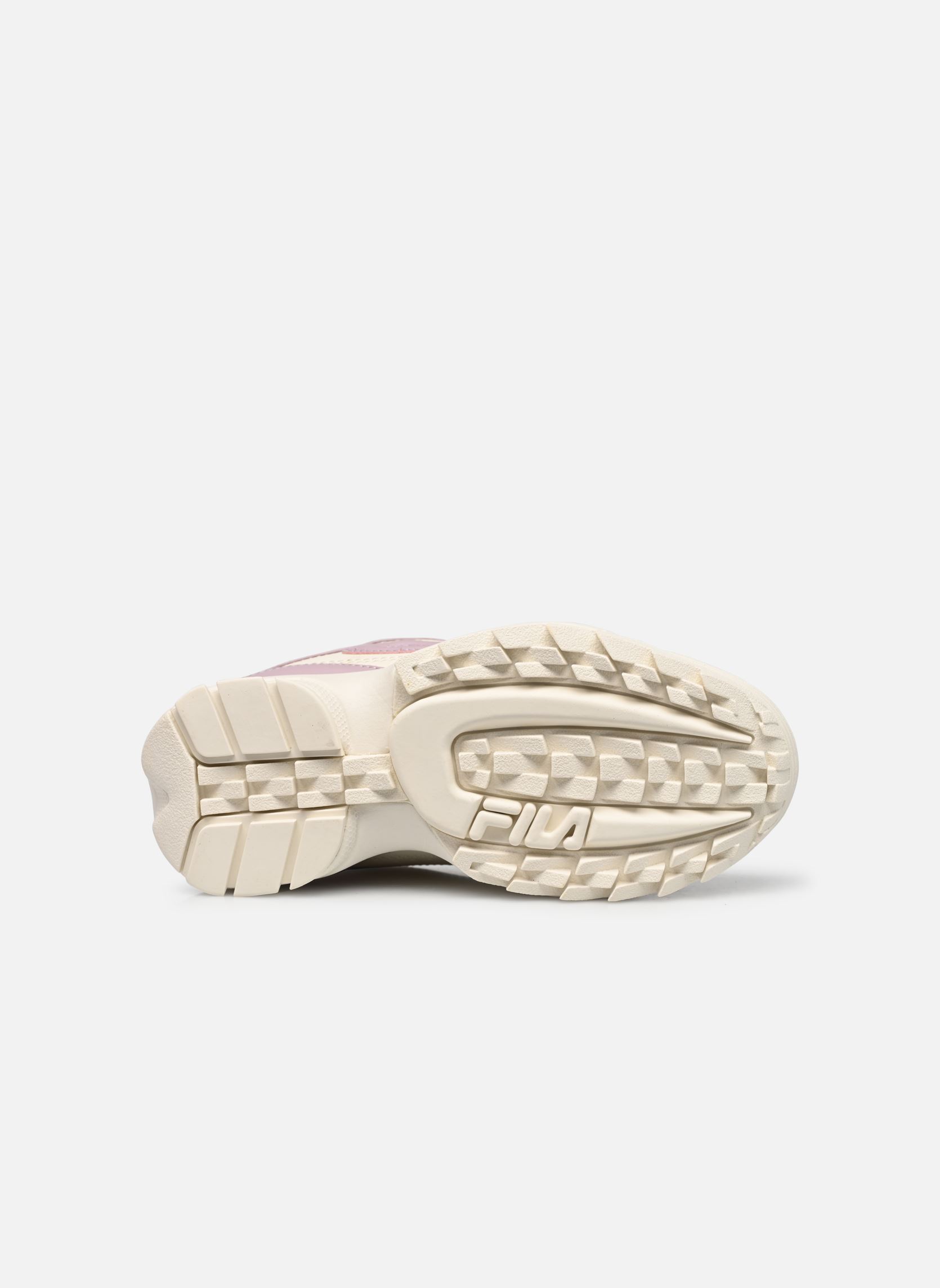Baskets basses Disruptor fille beige FILA Baskets basses Disruptor fille beige Marshmallow-Mauve Shadows