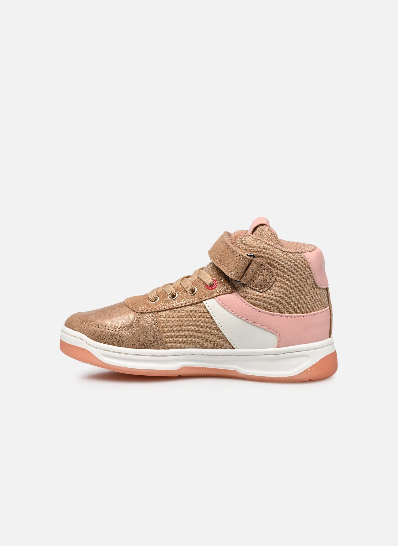 Hoge sneakers KICKALIEN meisjes goud en brons Kickers Hoge sneakers KICKALIEN meisjes goud en brons BEIGE ROSE GLITTER