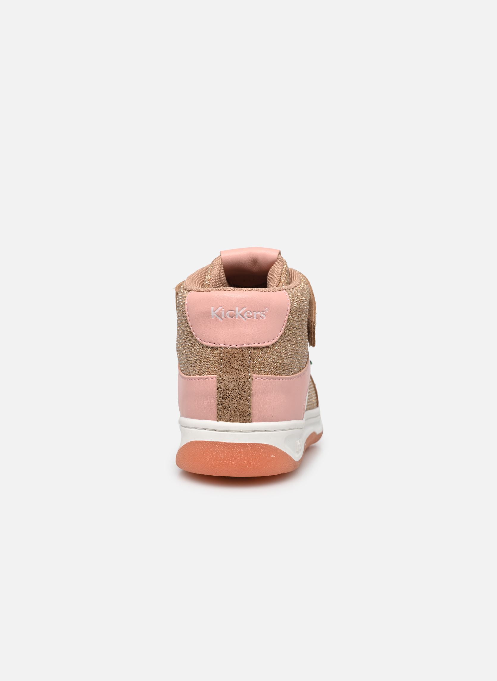 Hoge sneakers KICKALIEN meisjes goud en brons Kickers Hoge sneakers KICKALIEN meisjes goud en brons BEIGE ROSE GLITTER