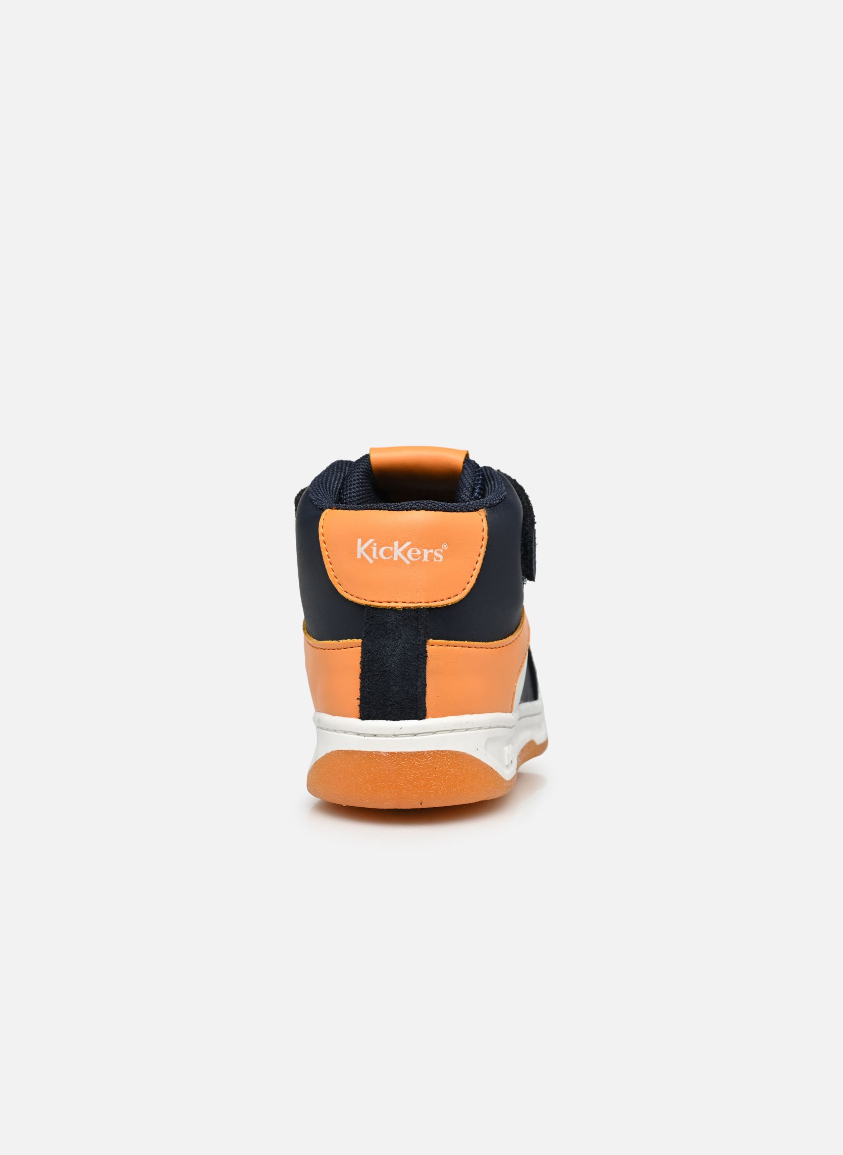 Baskets hautes KICKALIEN garçon bleu Kickers Baskets hautes KICKALIEN garçon bleu MARINE BLANC ORANGE