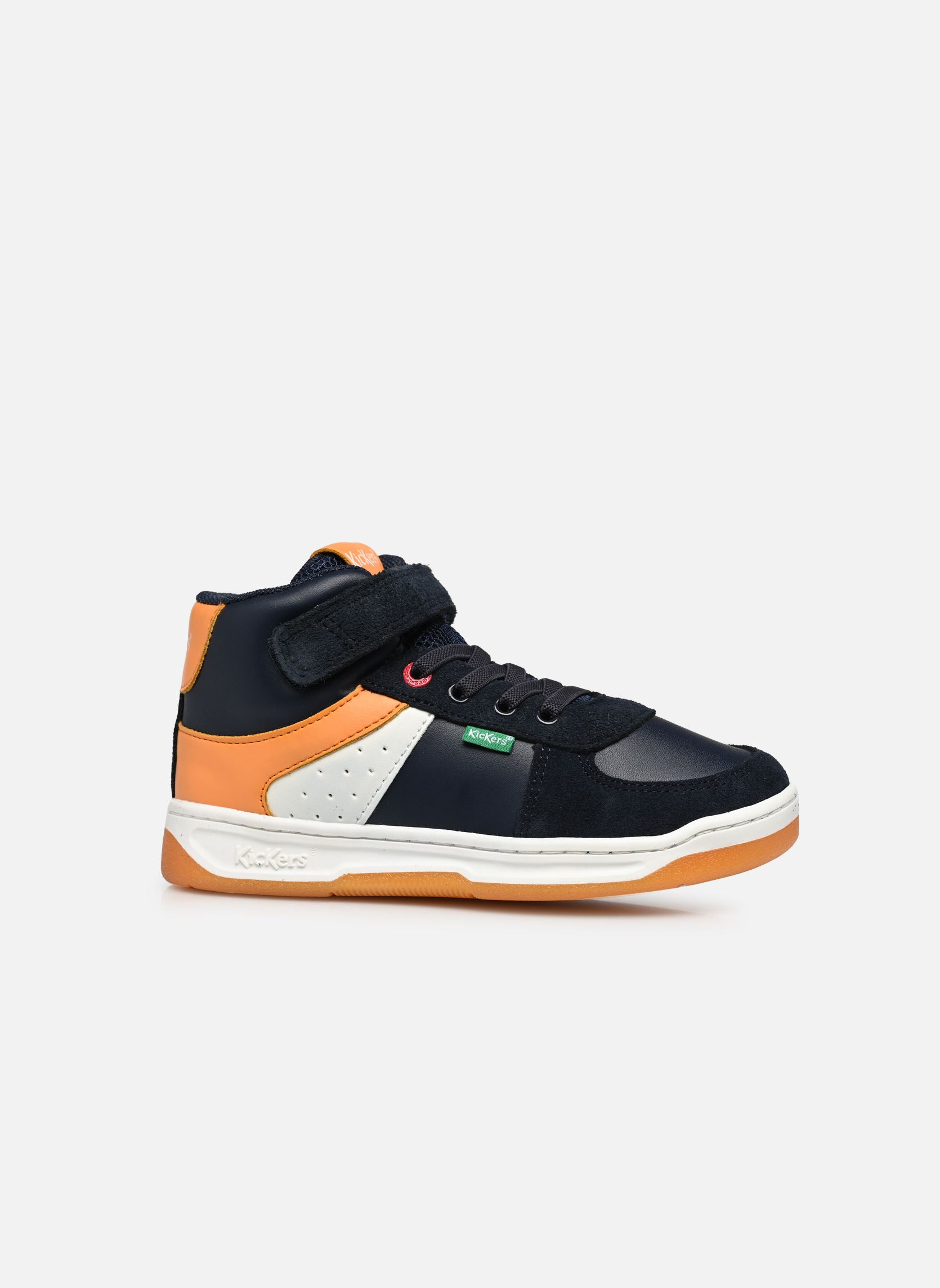 Baskets hautes KICKALIEN garçon bleu Kickers Baskets hautes KICKALIEN garçon bleu MARINE BLANC ORANGE