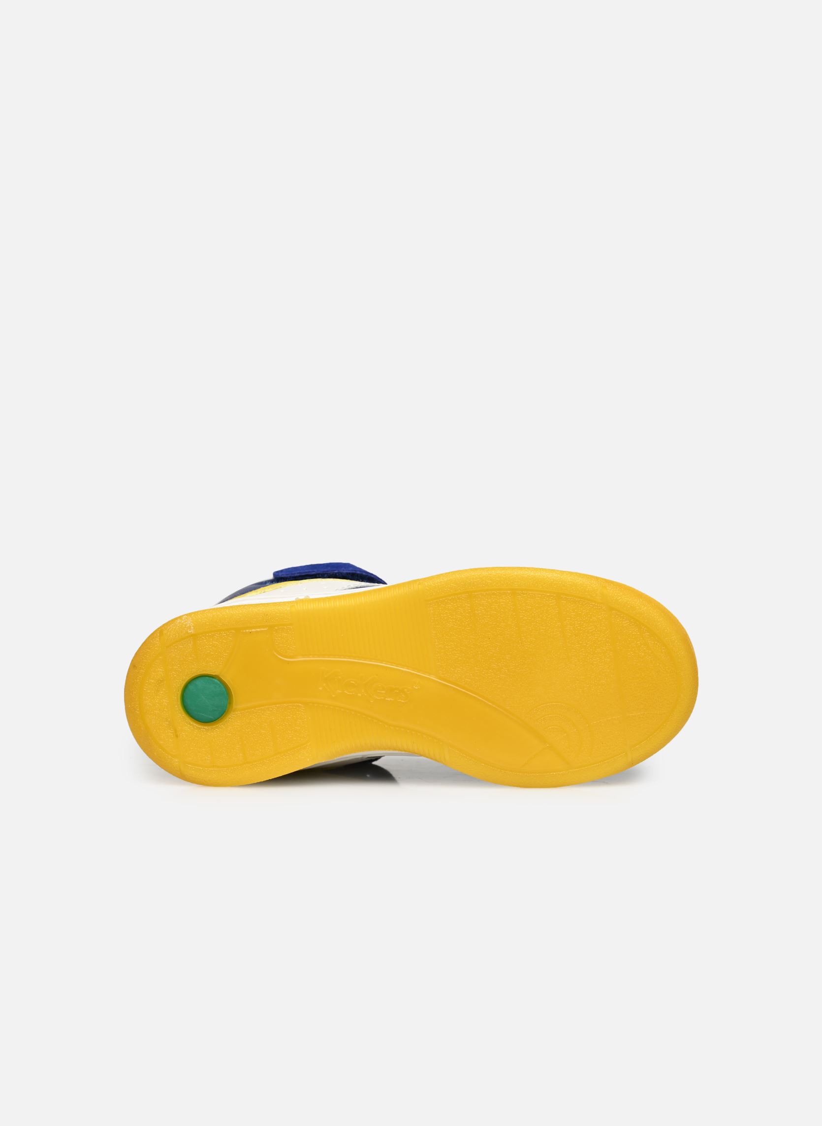 Baskets hautes KICKALIEN garçon bleu Kickers Baskets hautes KICKALIEN garçon bleu BLEU BLANC JAUNE