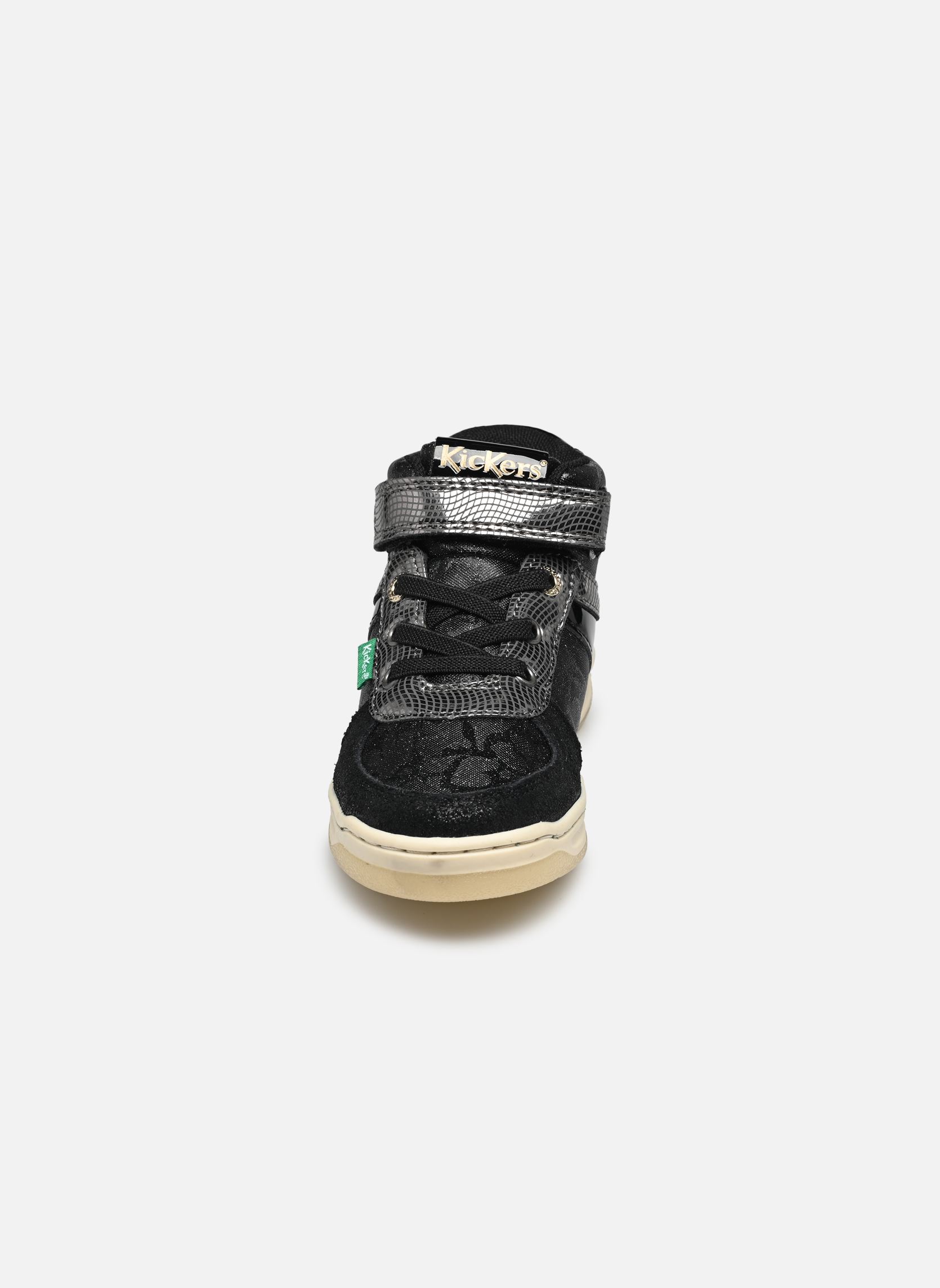 Baskets hautes KICKALIEN fille noir Kickers Baskets hautes KICKALIEN fille noir NOIR BRILLANT
