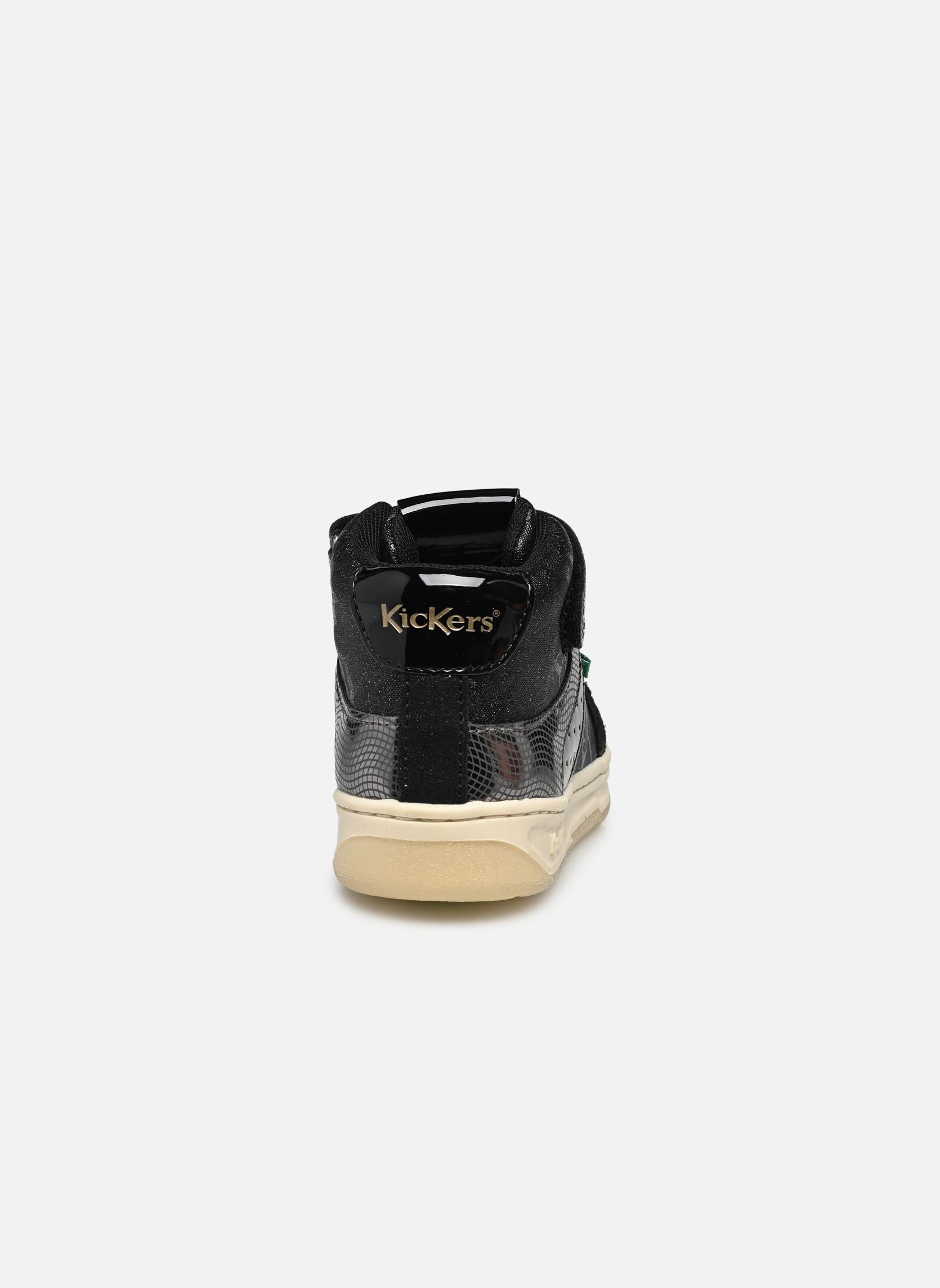 Baskets hautes KICKALIEN fille noir Kickers Baskets hautes KICKALIEN fille noir NOIR BRILLANT