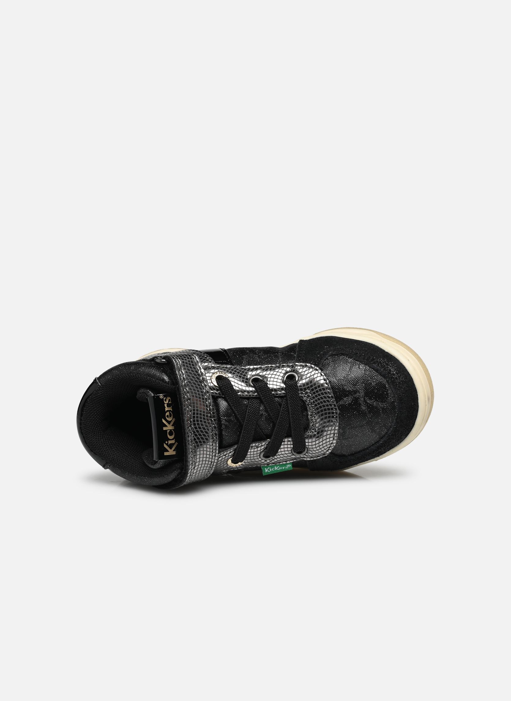 Baskets hautes KICKALIEN fille noir Kickers Baskets hautes KICKALIEN fille noir NOIR BRILLANT