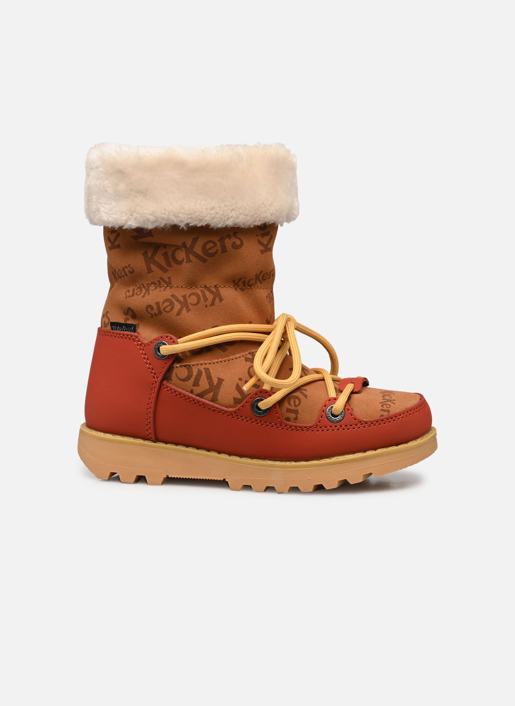 Schneestiefel KICKNEOSNOW KID mädchen braun Kickers Schneestiefel KICKNEOSNOW KID mädchen braun CAMEL ROUILLE