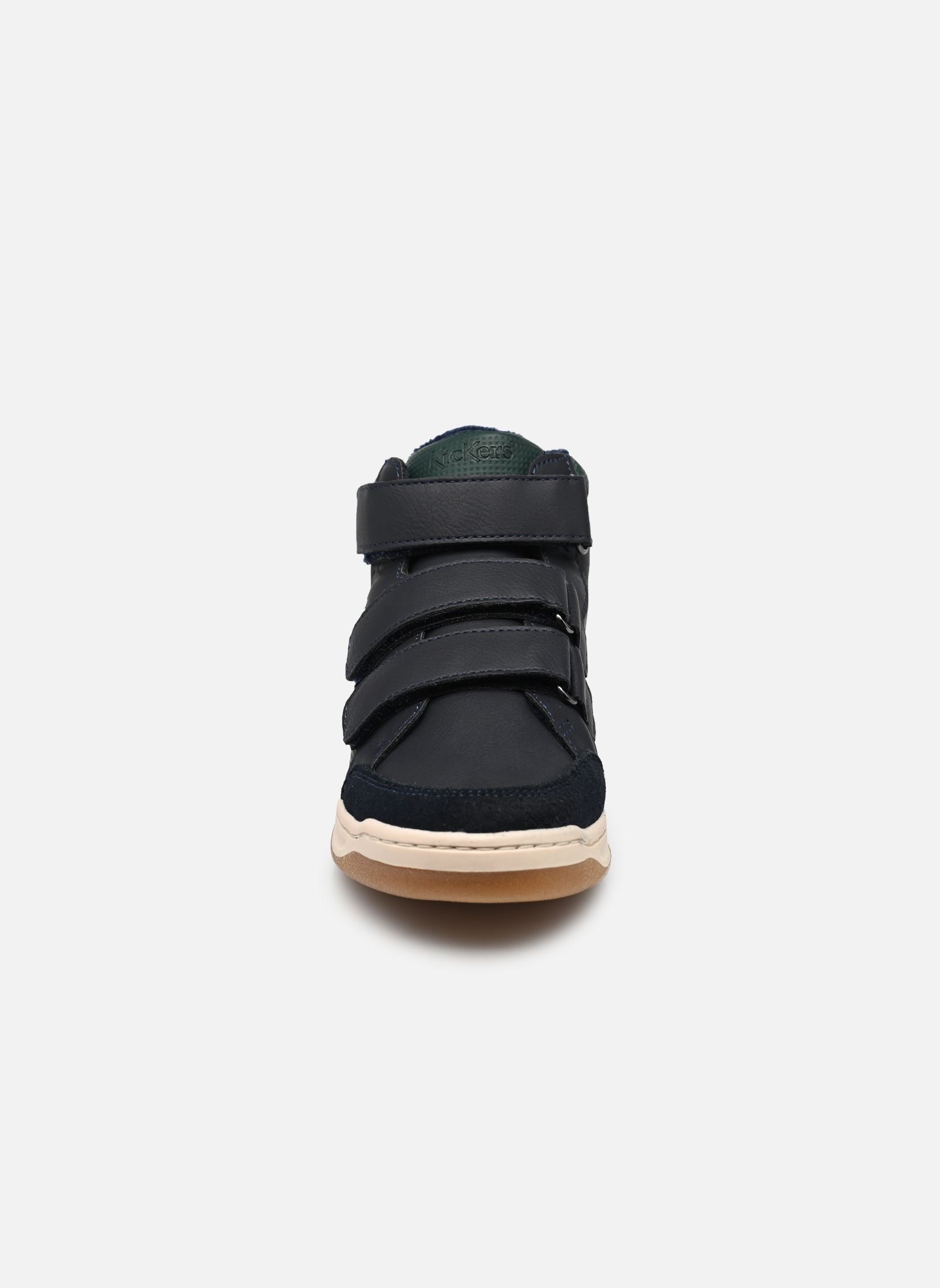 Baskets hautes KROISY garçon bleu Kickers Baskets hautes KROISY garçon bleu MARINE VERT