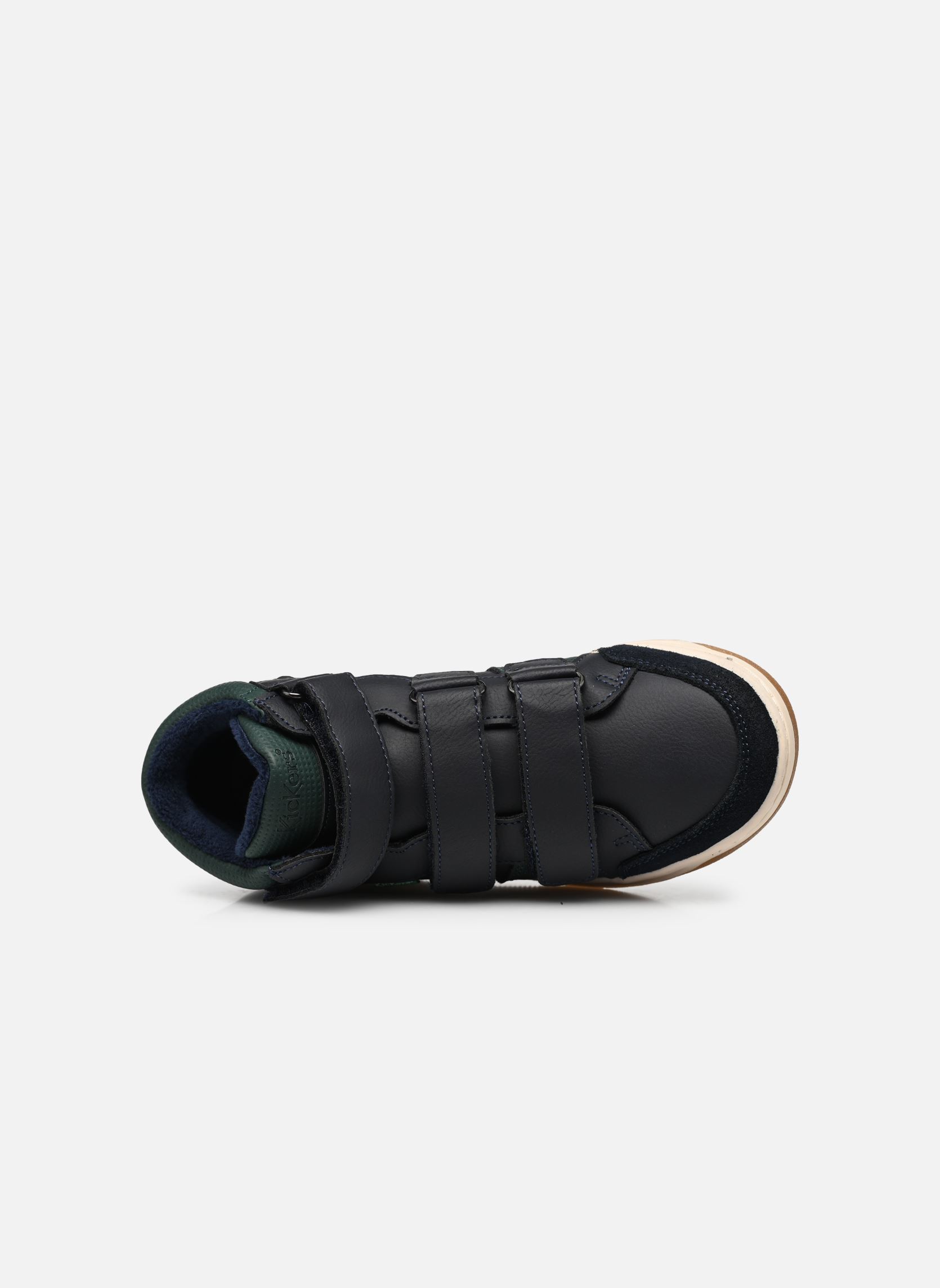 Baskets hautes KROISY garçon bleu Kickers Baskets hautes KROISY garçon bleu MARINE VERT