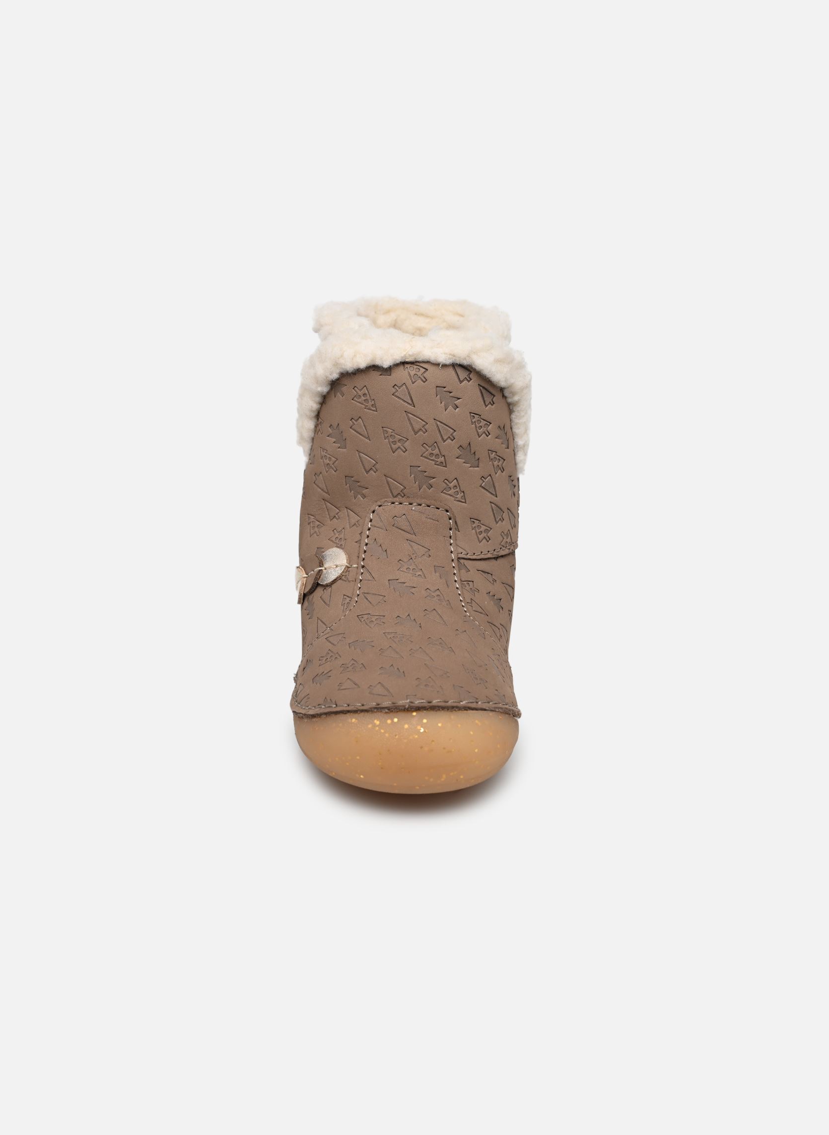 Chaussures premiers pas SO WINDY fille beige Kickers Chaussures premiers pas SO WINDY fille beige TAUPE OR FANTAISIE