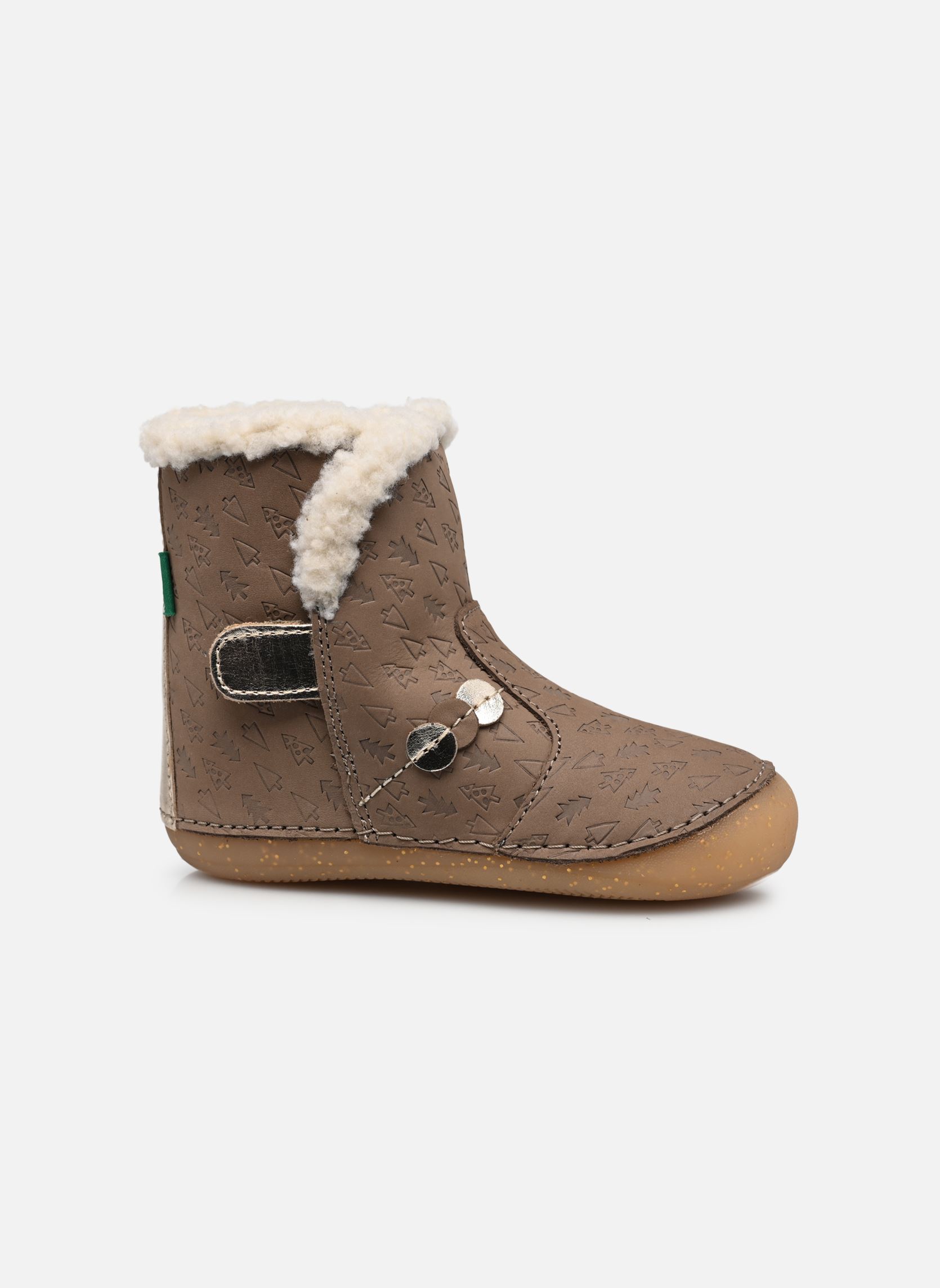 Chaussures premiers pas SO WINDY fille beige Kickers Chaussures premiers pas SO WINDY fille beige TAUPE OR FANTAISIE