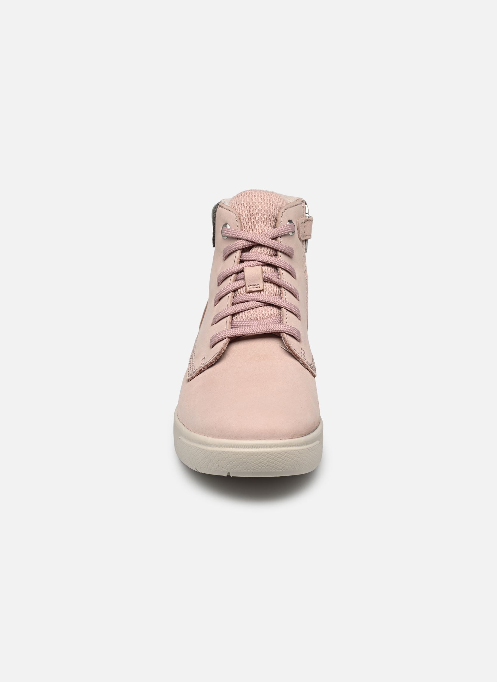 Niedrige Sneaker Seneca Bay 6In Side Zip mädchen rosa Timberland Niedrige Sneaker Seneca Bay 6In Side Zip mädchen rosa LIGHT PINK NUBUCK