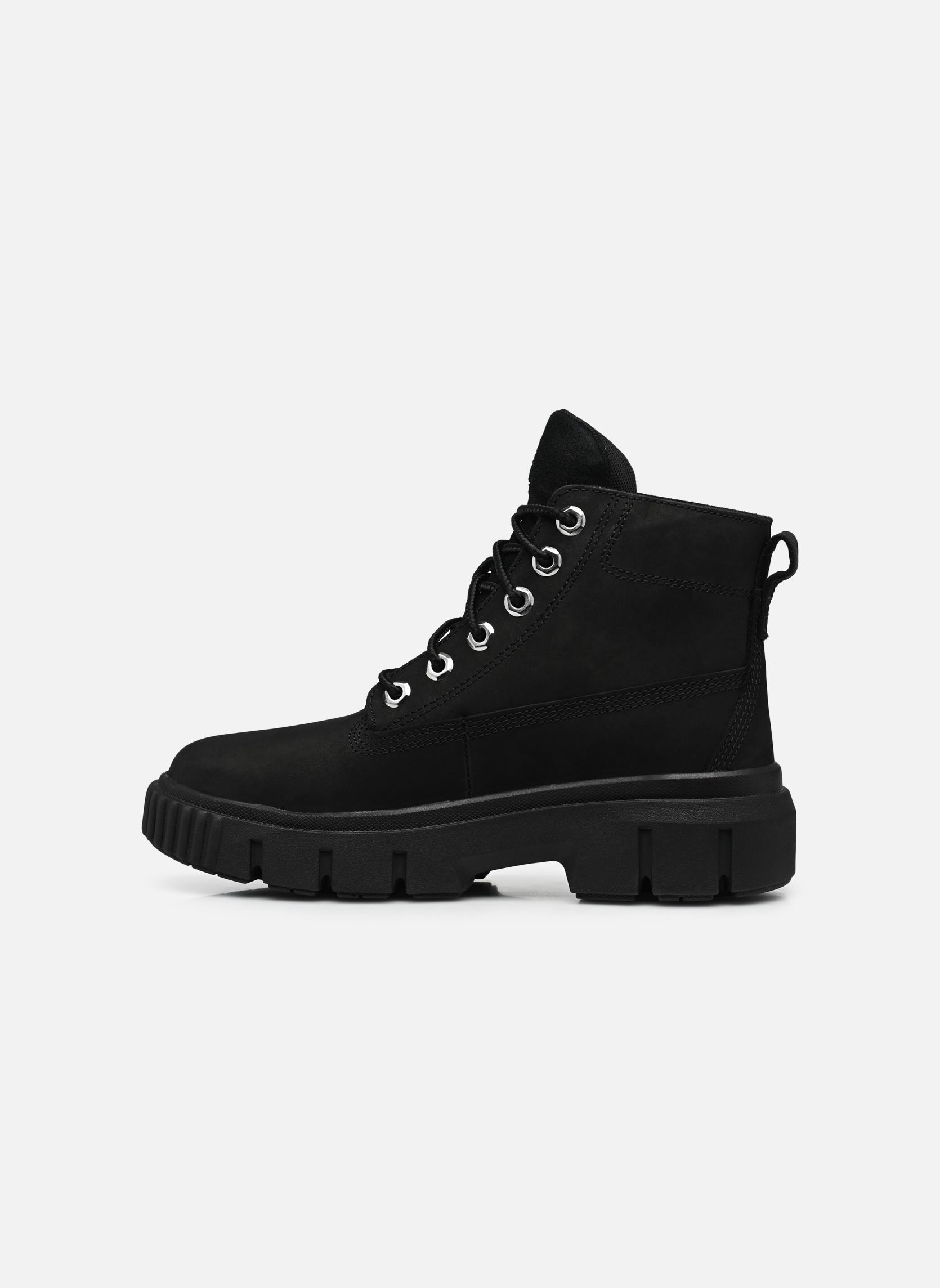 Botines con cordones Greyfield Leather Boot mujer negro Timberland Botines con cordones Greyfield Leather Boot mujer negro BLACK NUBUCK