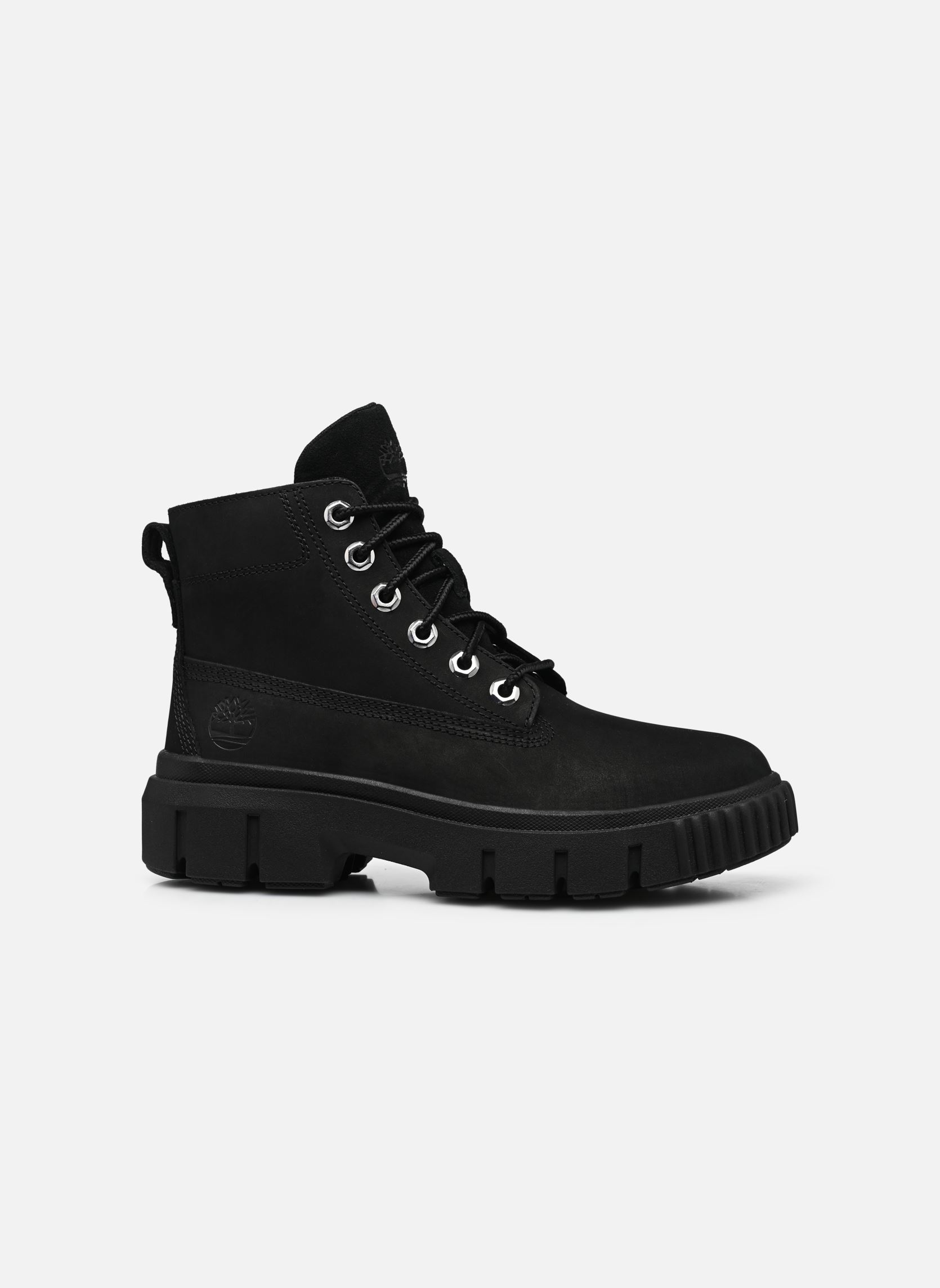Botines con cordones Greyfield Leather Boot mujer negro Timberland Botines con cordones Greyfield Leather Boot mujer negro BLACK NUBUCK