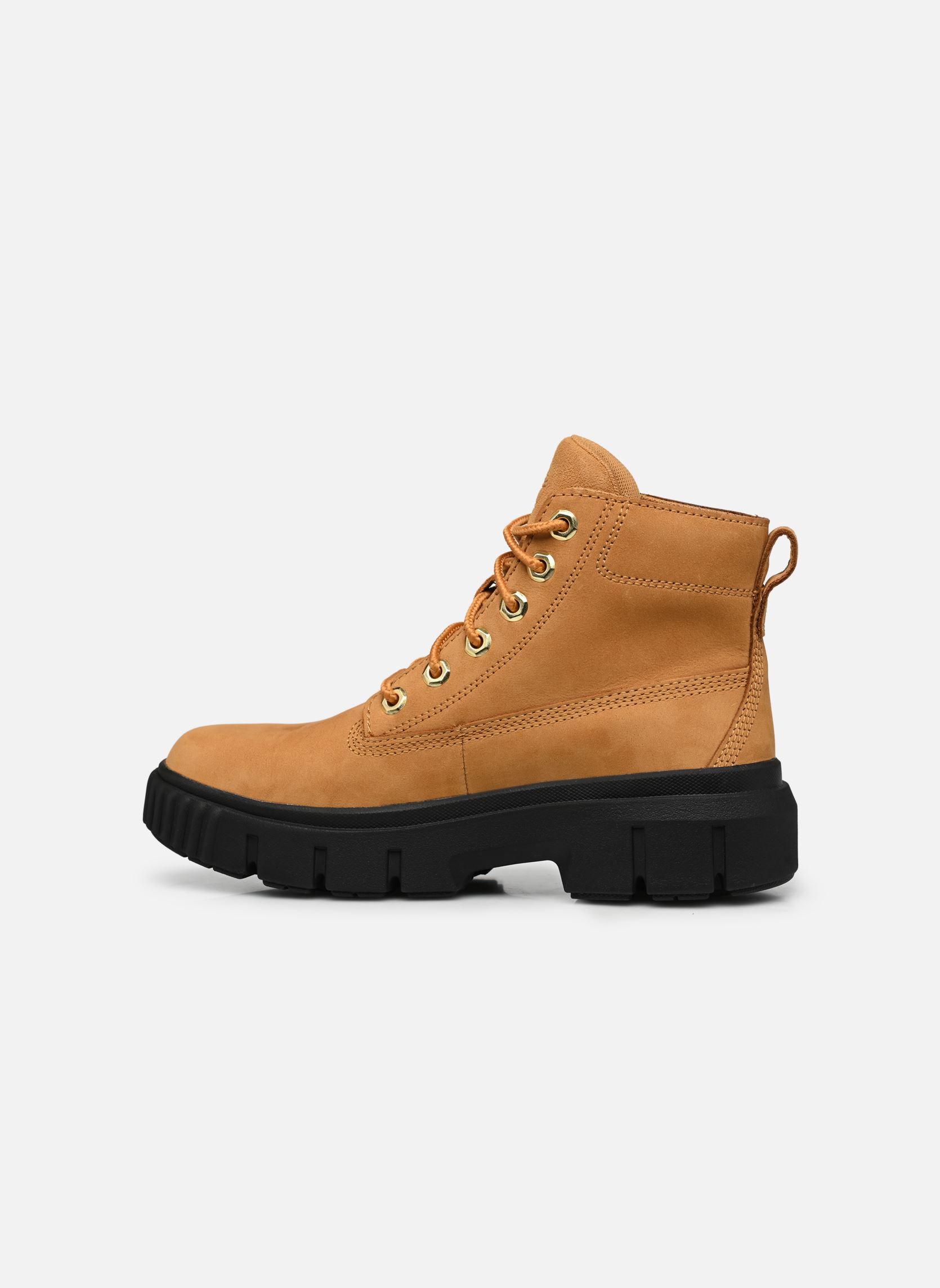 Bottines à lacets Greyfield Leather Boot femme jaune Timberland Bottines à lacets Greyfield Leather Boot femme jaune WHEAT NUBUCK