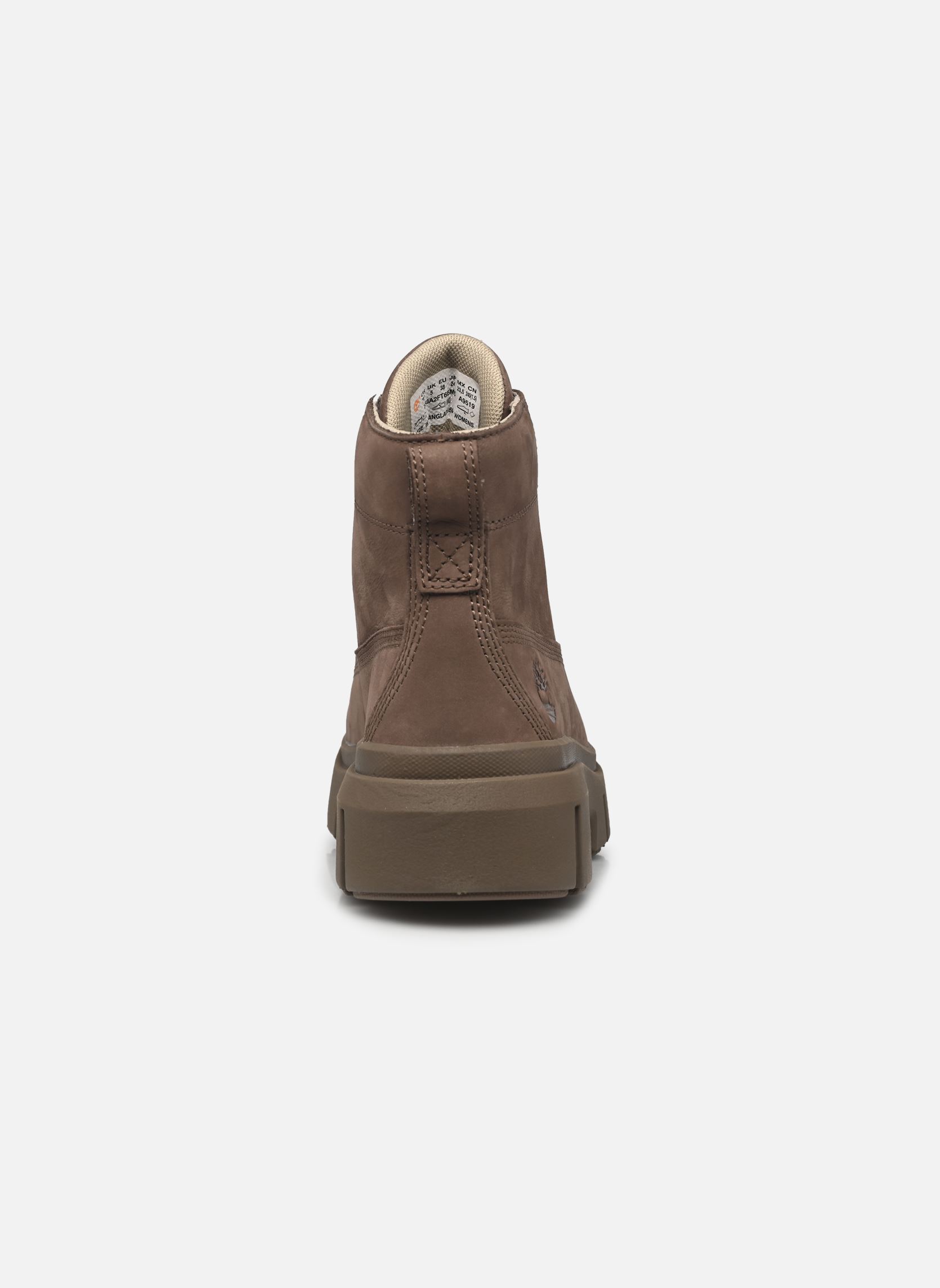 Bottines à lacets Greyfield Leather Boot femme marron Timberland Bottines à lacets Greyfield Leather Boot femme marron MEDIUM BROWN NUBUCK