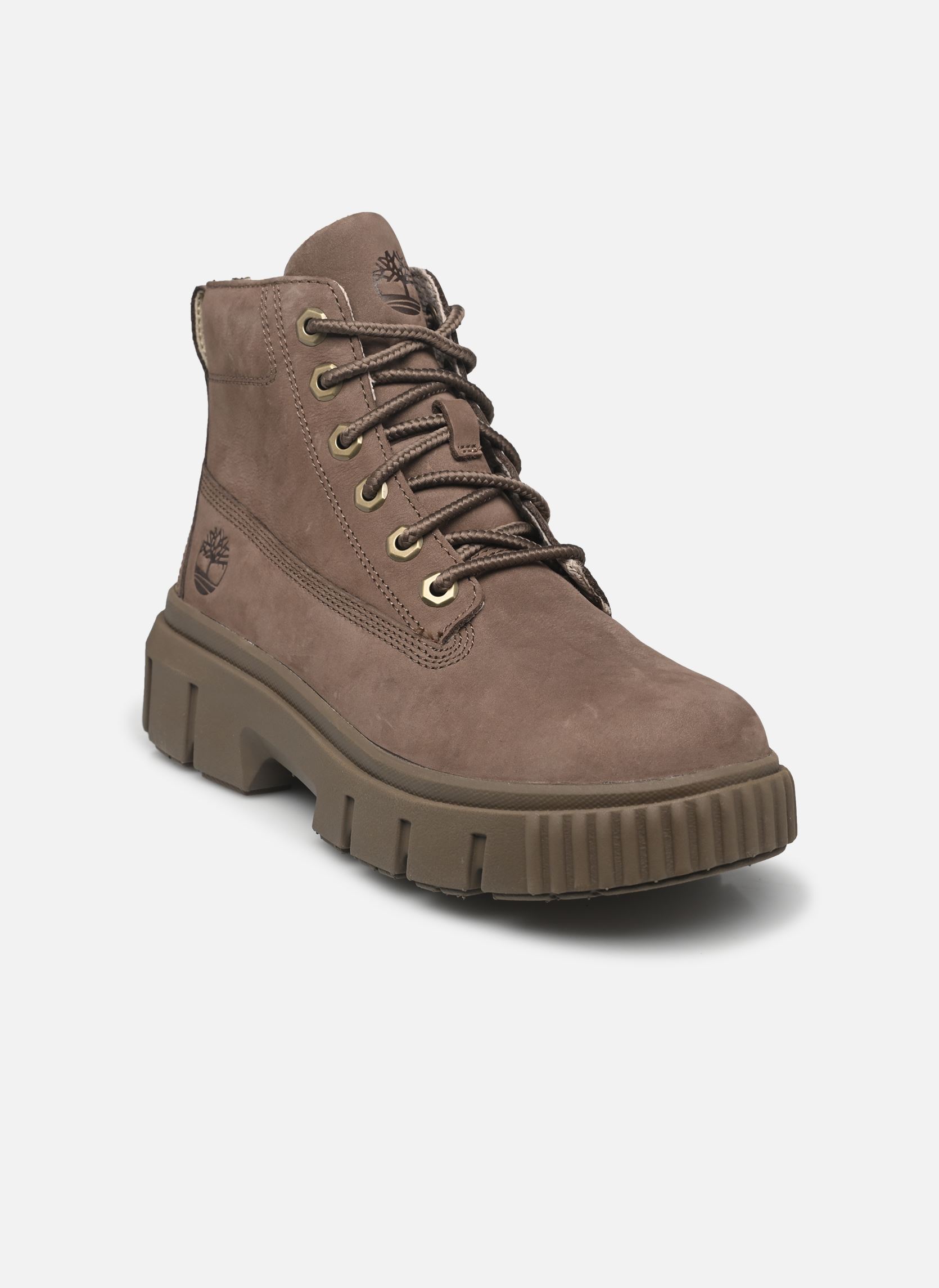 Bottines à lacets Greyfield Leather Boot femme marron Timberland Bottines à lacets Greyfield Leather Boot femme marron MEDIUM BROWN NUBUCK