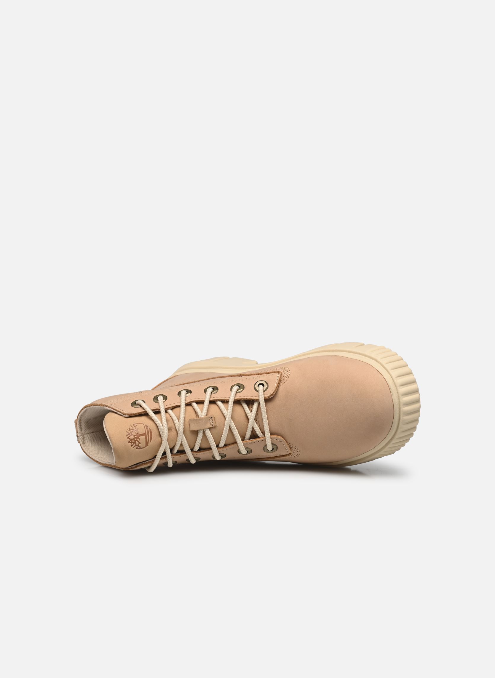 Bottines à lacets Greyfield Leather Boot femme beige Timberland Bottines à lacets Greyfield Leather Boot femme beige LIGHT BEIGE NUBUCK