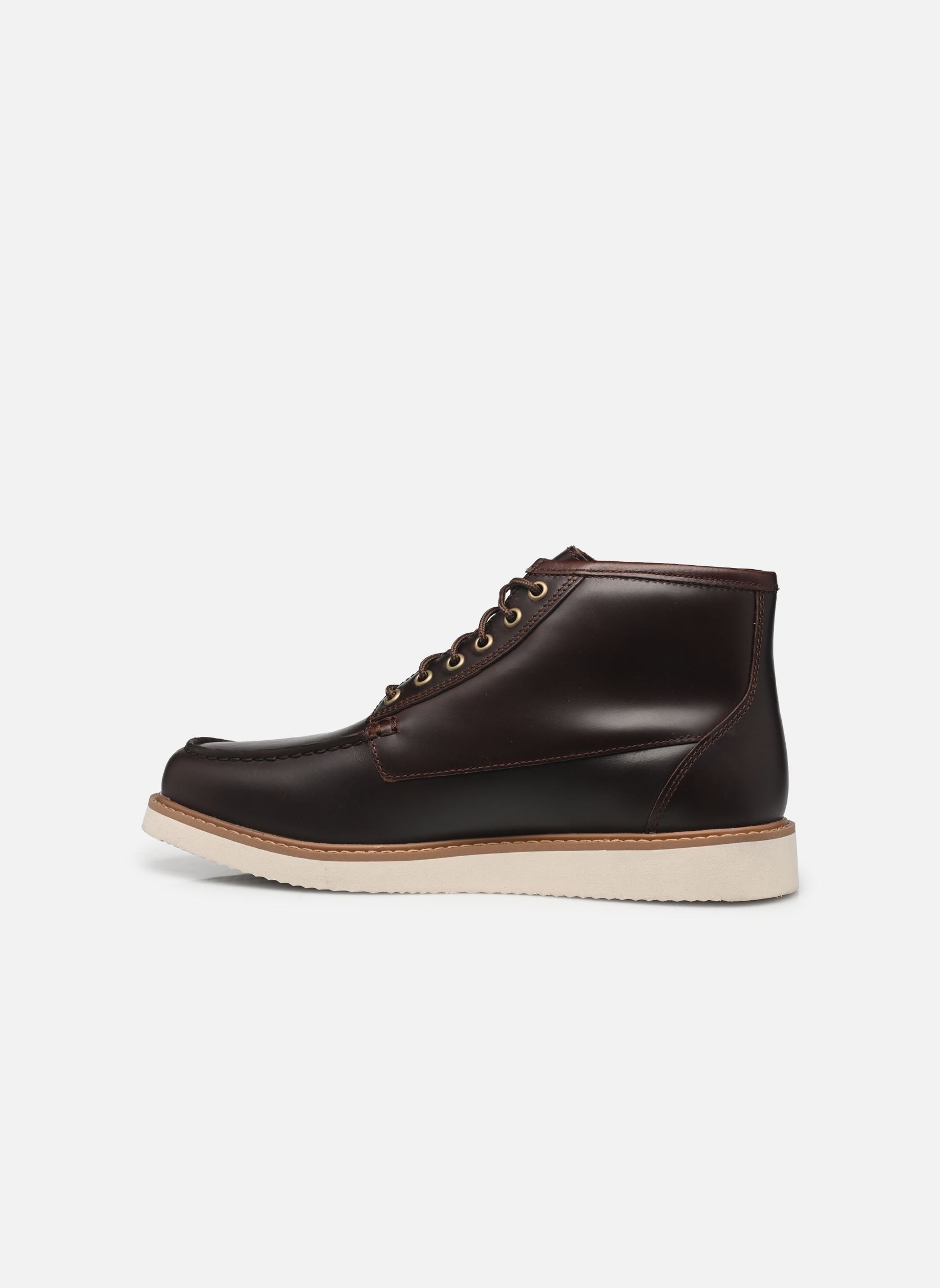 Bottines à lacets Newmarket II Boat Chukka homme marron Timberland Bottines à lacets Newmarket II Boat Chukka homme marron MEDIUM BROWN FULL GRAIN