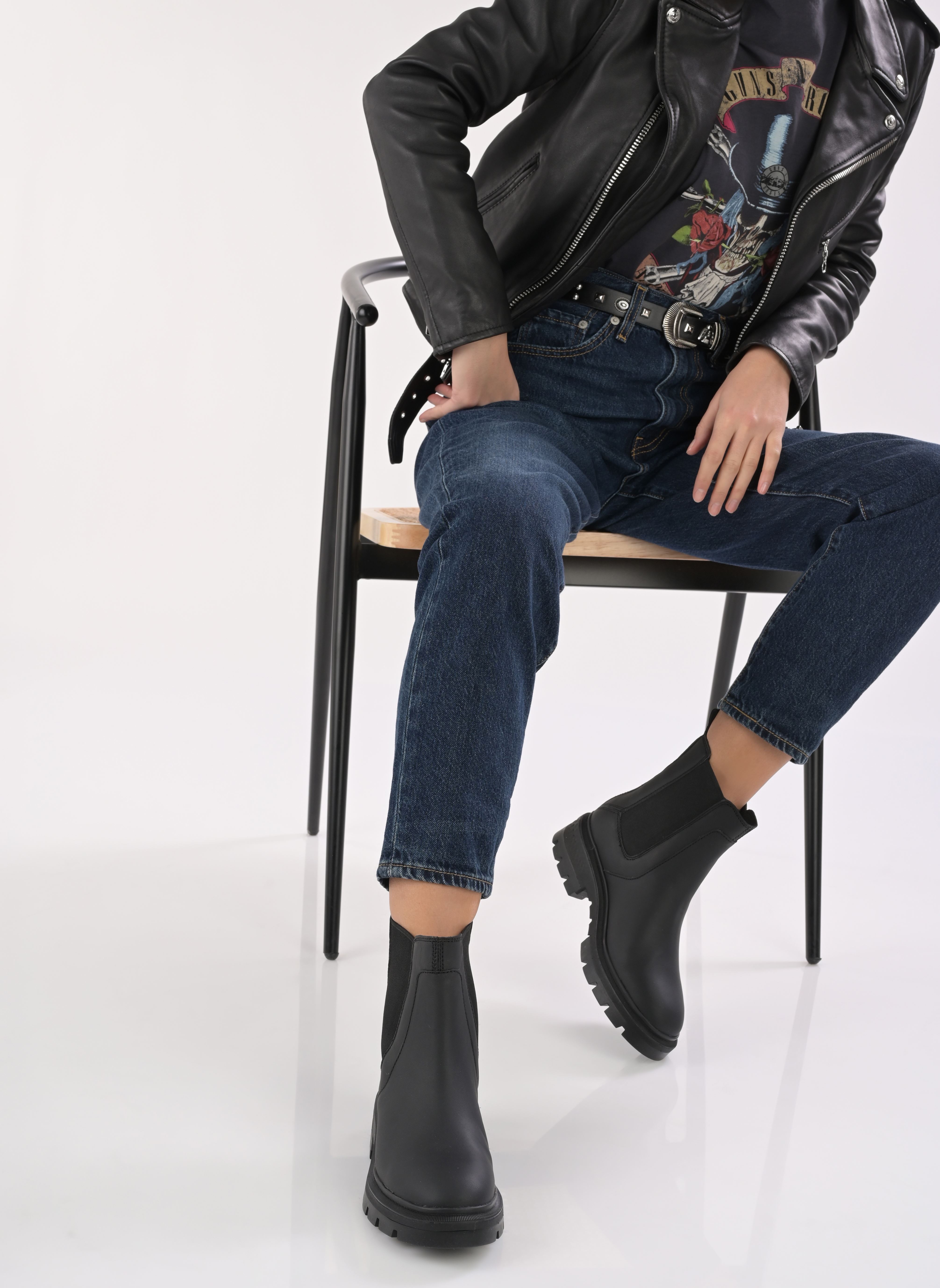 Niedrige Ankle Boots Cortina Valley Chelsea damen schwarz Timberland Niedrige Ankle Boots Cortina Valley Chelsea damen schwarz BLACK FULL GRAIN