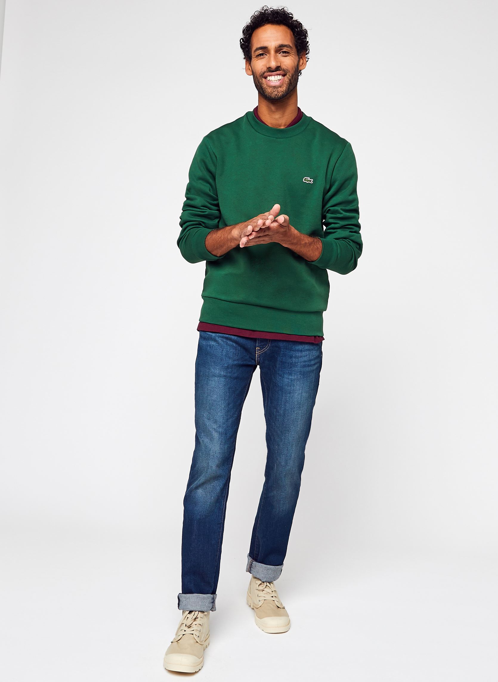 Sweats Sweatshirt homme Lacoste homme vert Lacoste Sweats Sweatshirt homme Lacoste homme vert VERT