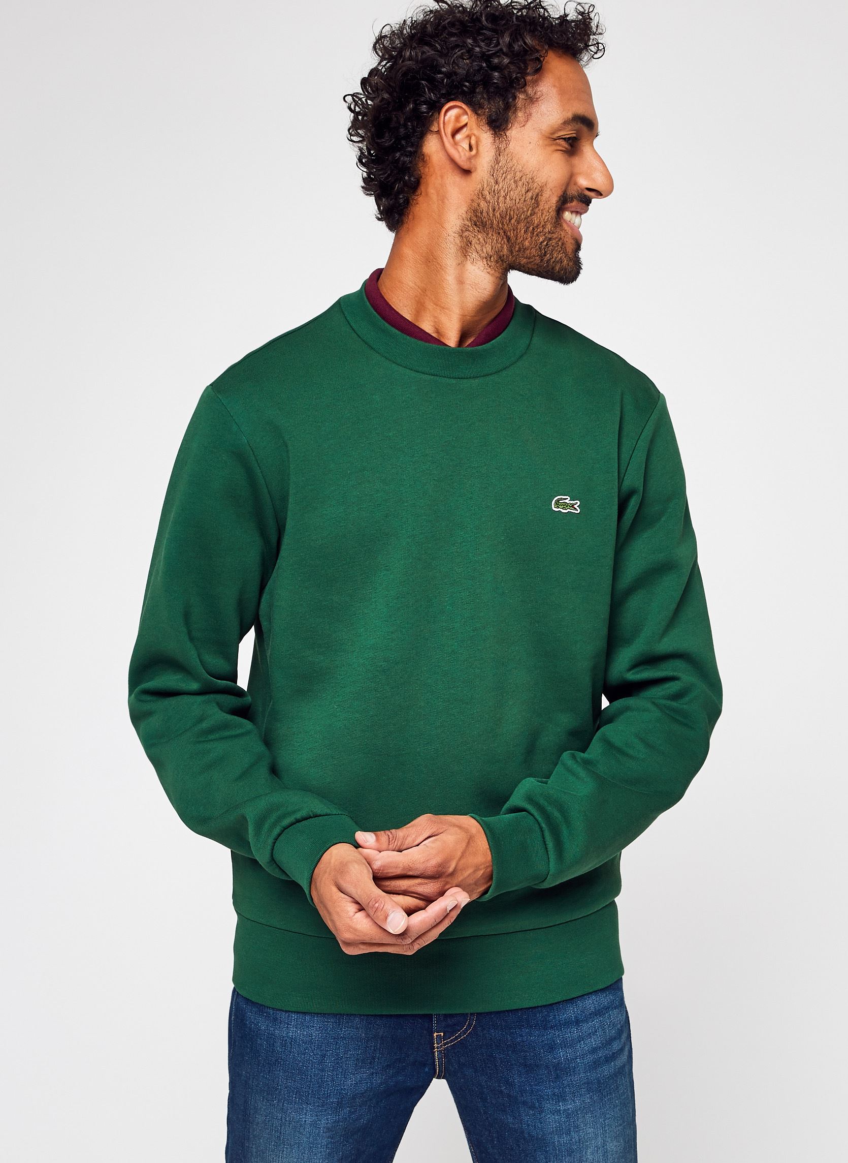 Sweats Sweatshirt homme Lacoste homme vert Lacoste Sweats Sweatshirt homme Lacoste homme vert VERT
