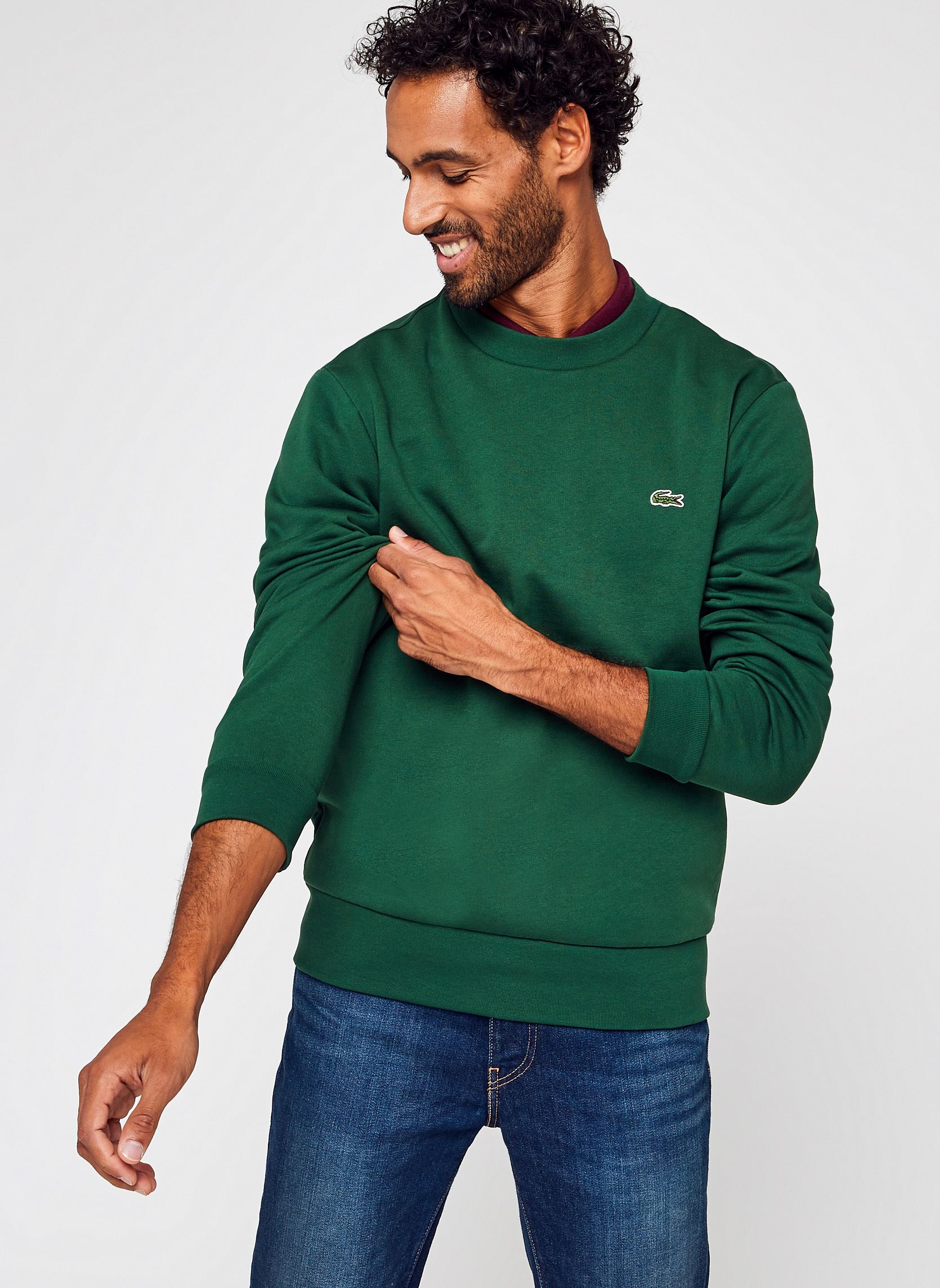 Sweats Sweatshirt homme Lacoste homme vert Lacoste Sweats Sweatshirt homme Lacoste homme vert VERT