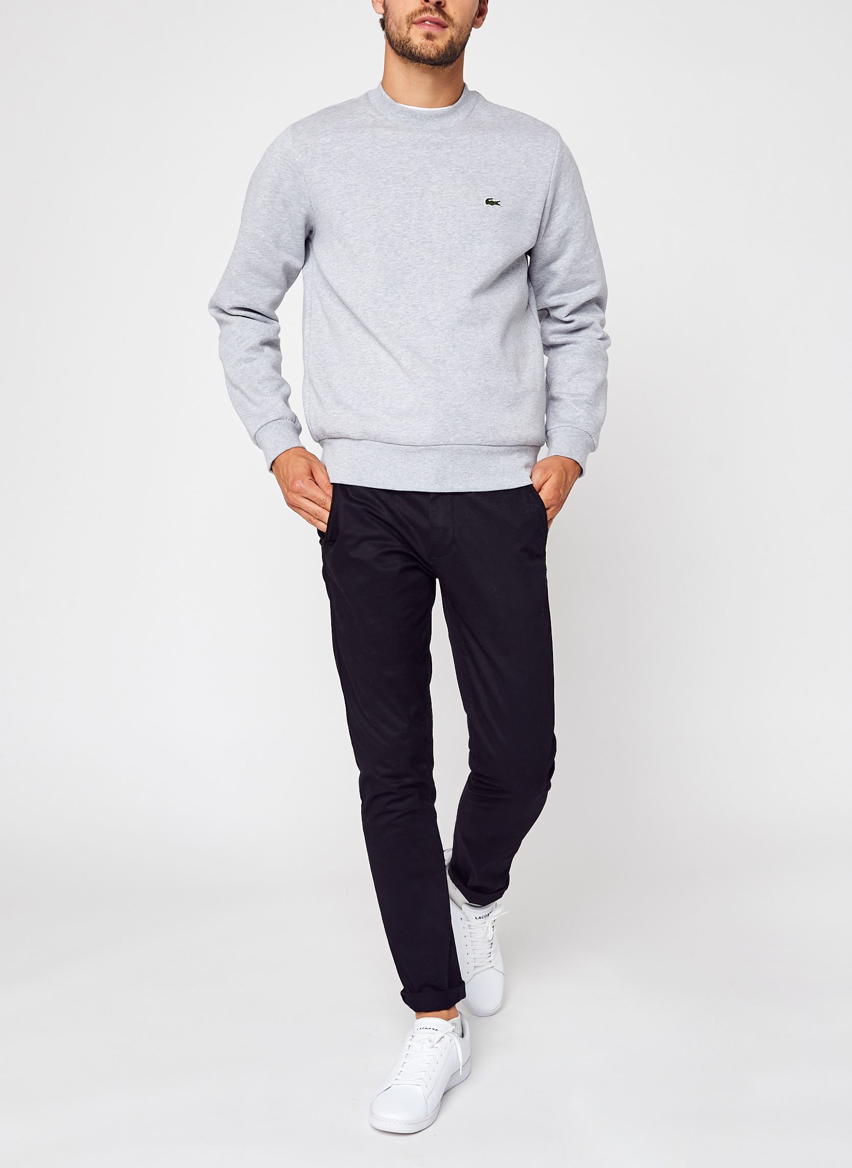 Sudaderas Sweatshirt homme Lacoste hombre gris Lacoste Sudaderas Sweatshirt homme Lacoste hombre gris CCA ARGENT CHINE