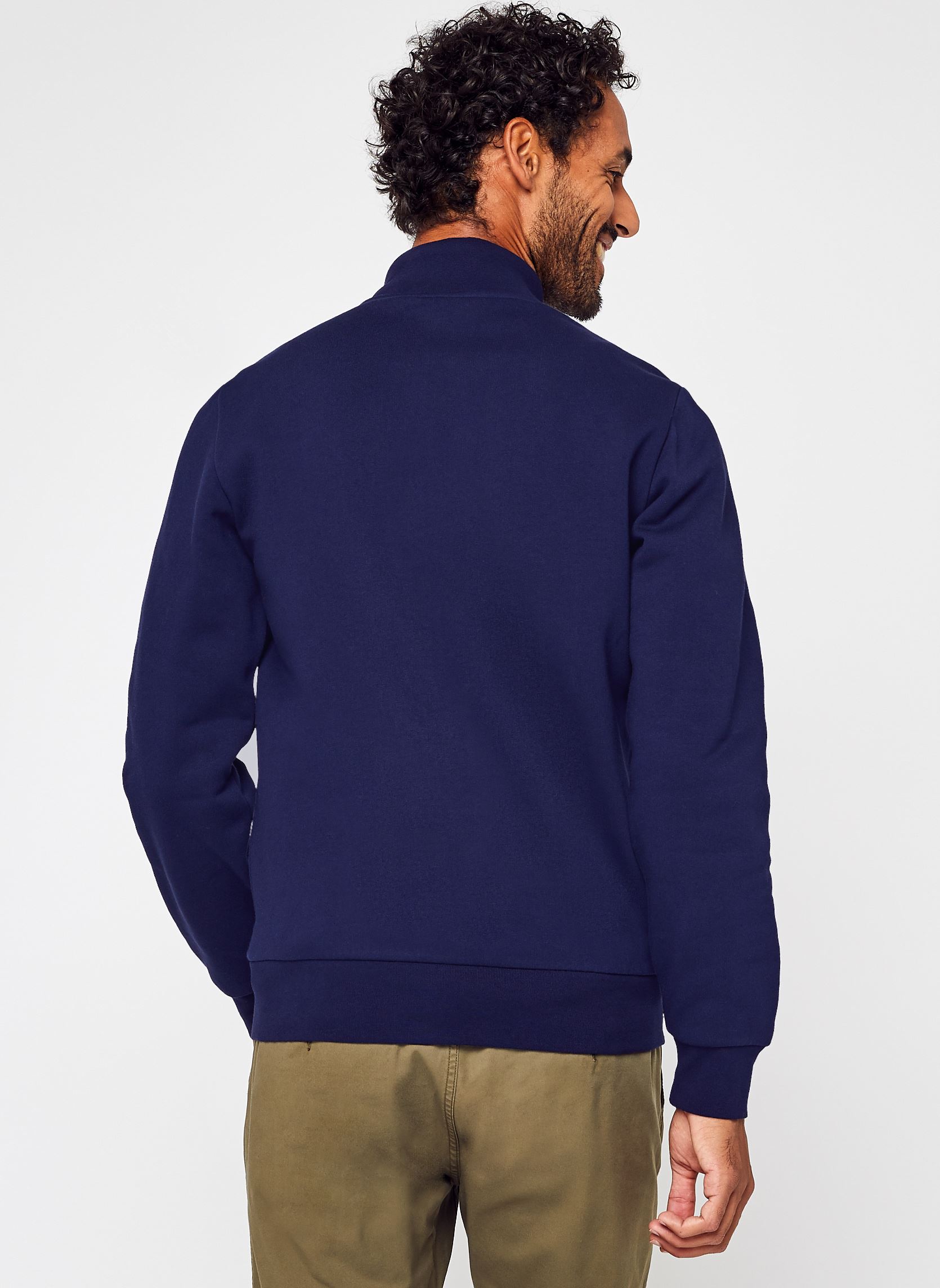 Sweats zippés Sweatshirt zippé homme regular fit homme bleu Lacoste Sweats zippés Sweatshirt zippé homme regular fit homme bleu MARINE